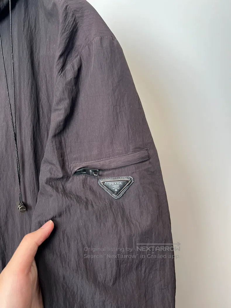 Prada Prada Triangle logo zipper hooded jacket Size US XXL / EU 58 / 5 - 3 Thumbnail