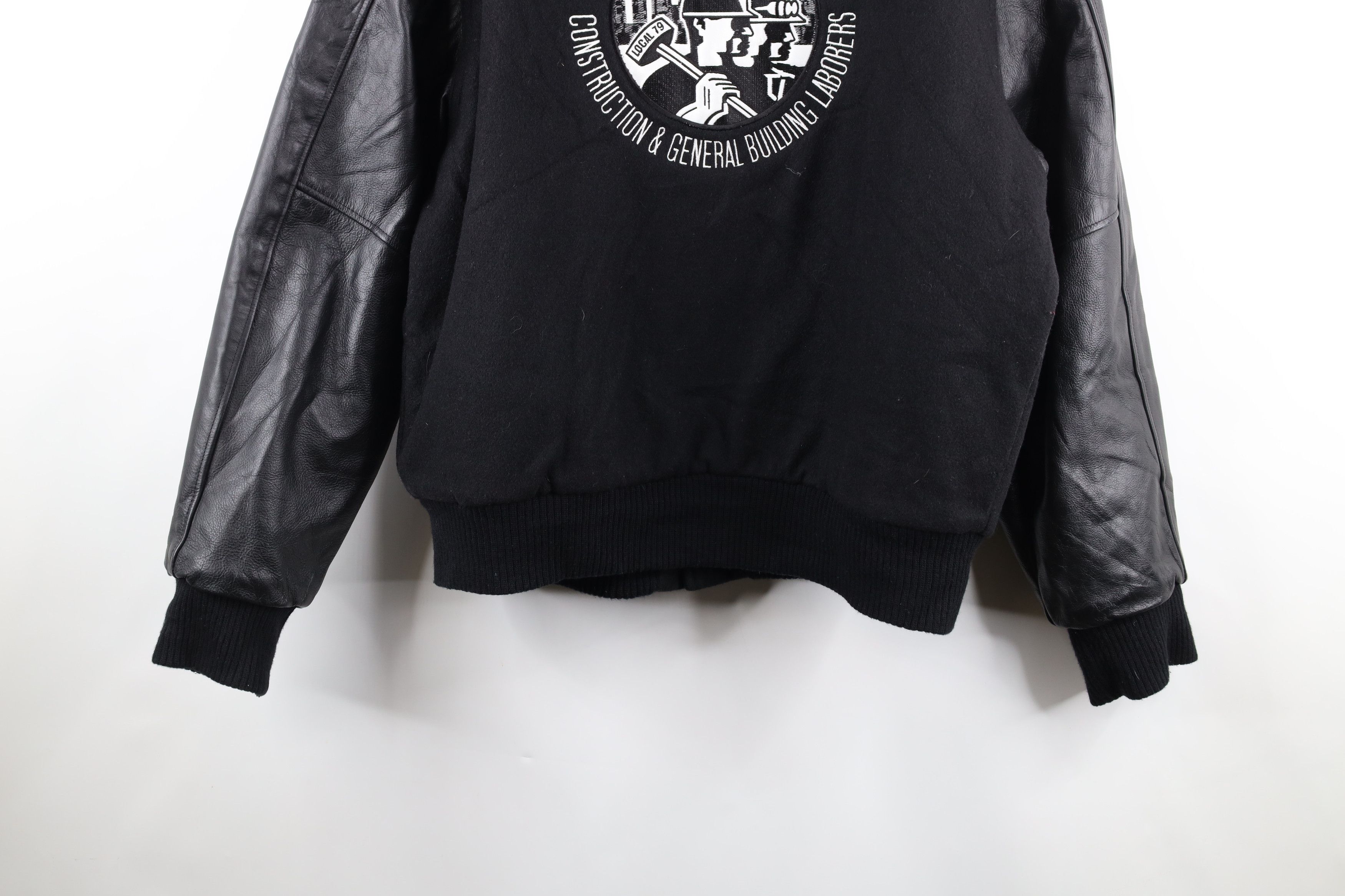 Vintage 90s Local 79 New York City Wool Varsity Jacket USA