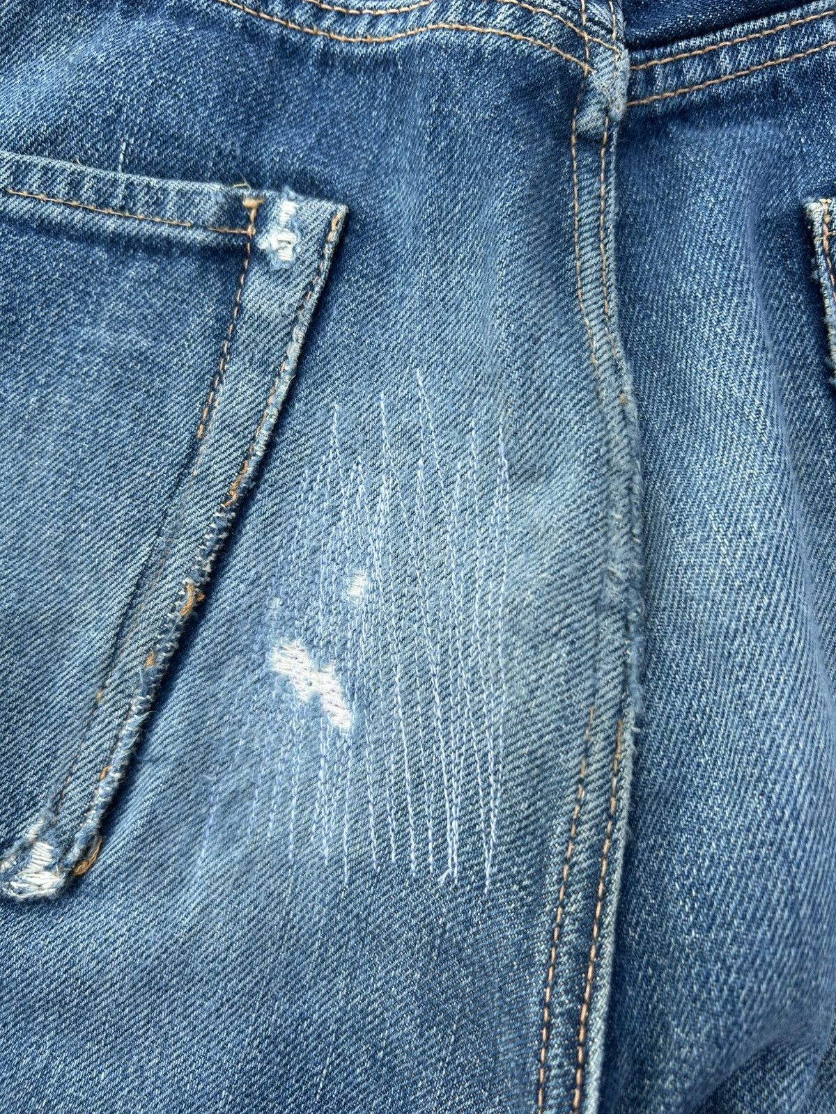 Kapital Kapital Selvedge Jeans Patchwork Hippies Rework Insane Denim Size US 31 - 15 Thumbnail