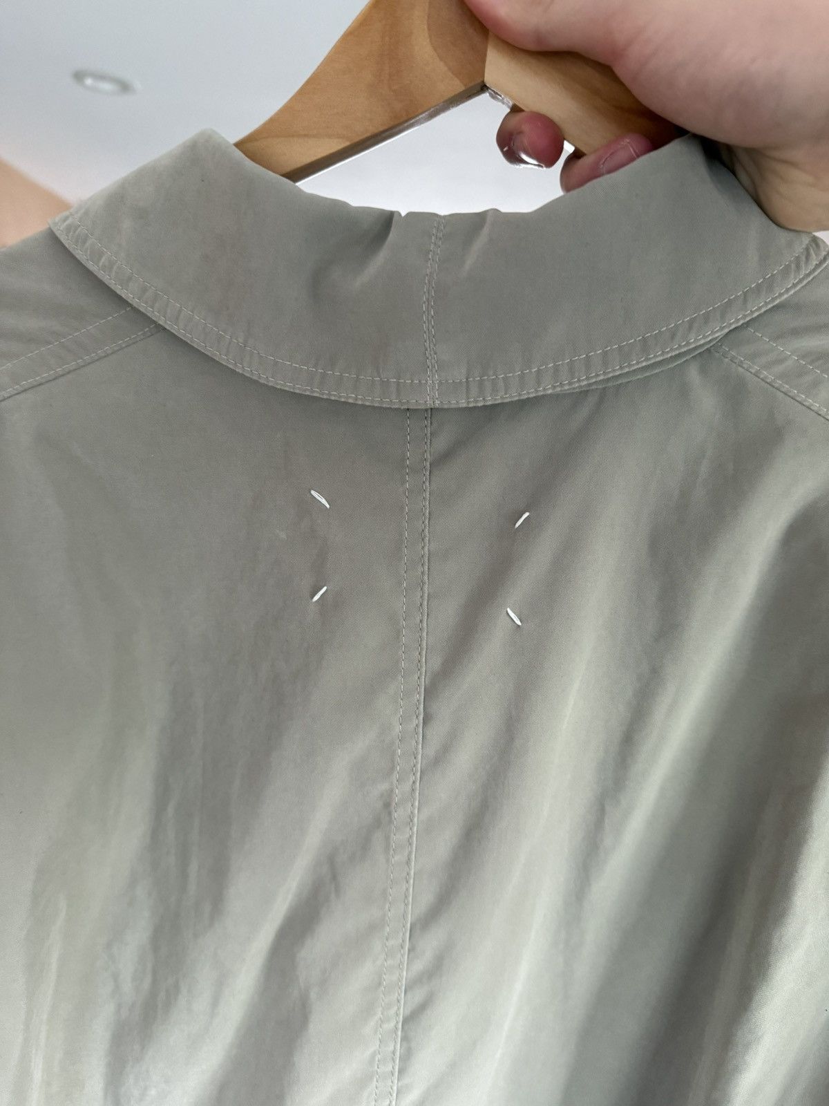 Maison Margiela Maison Margiela Beige Peached Raincoat Size US S / EU 44-46 / 1 - 7 Thumbnail