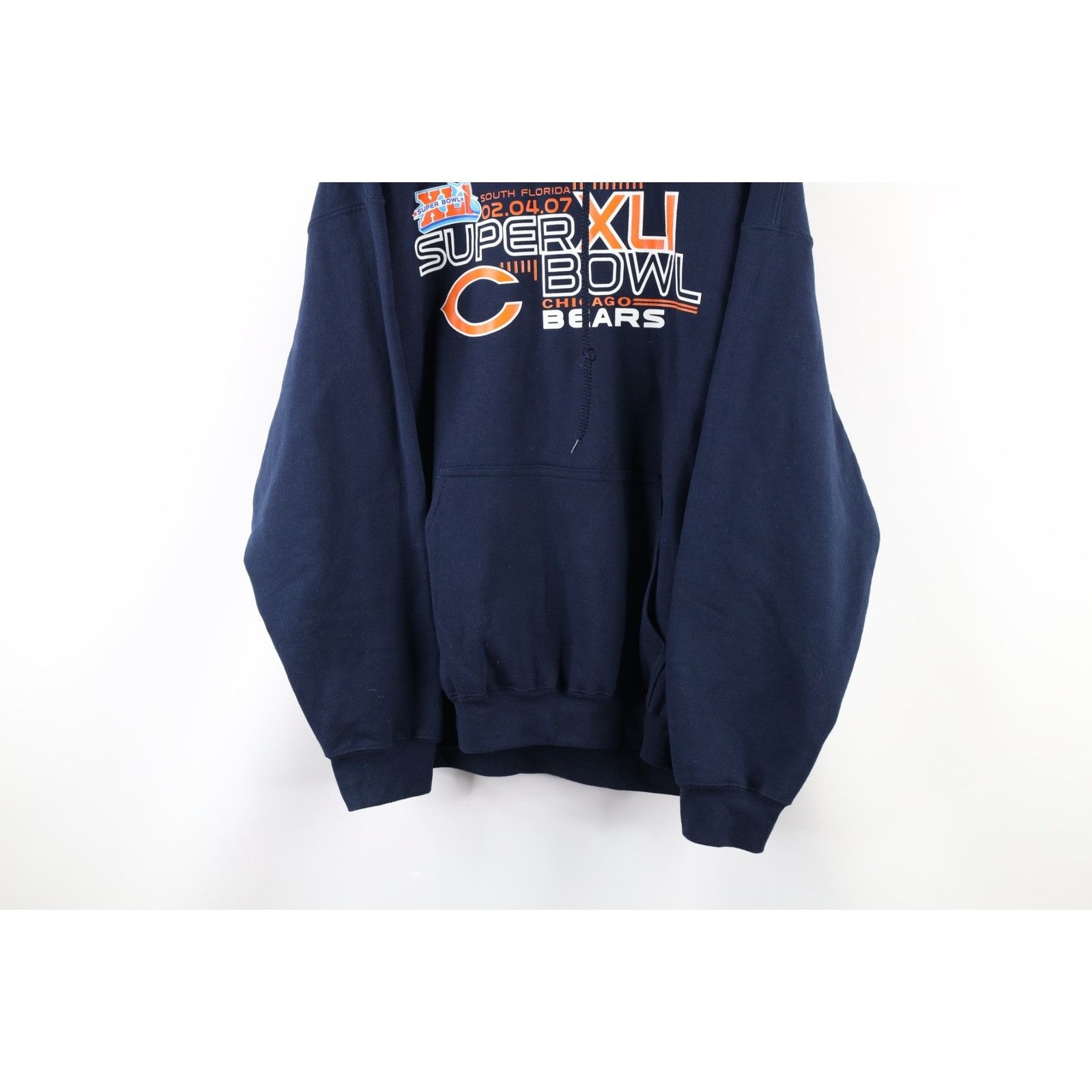 Vintage NOS Vintage Heavyweight Chicago Bears Football Hoodie Size US XL / EU 56 / 4 - 3 Thumbnail