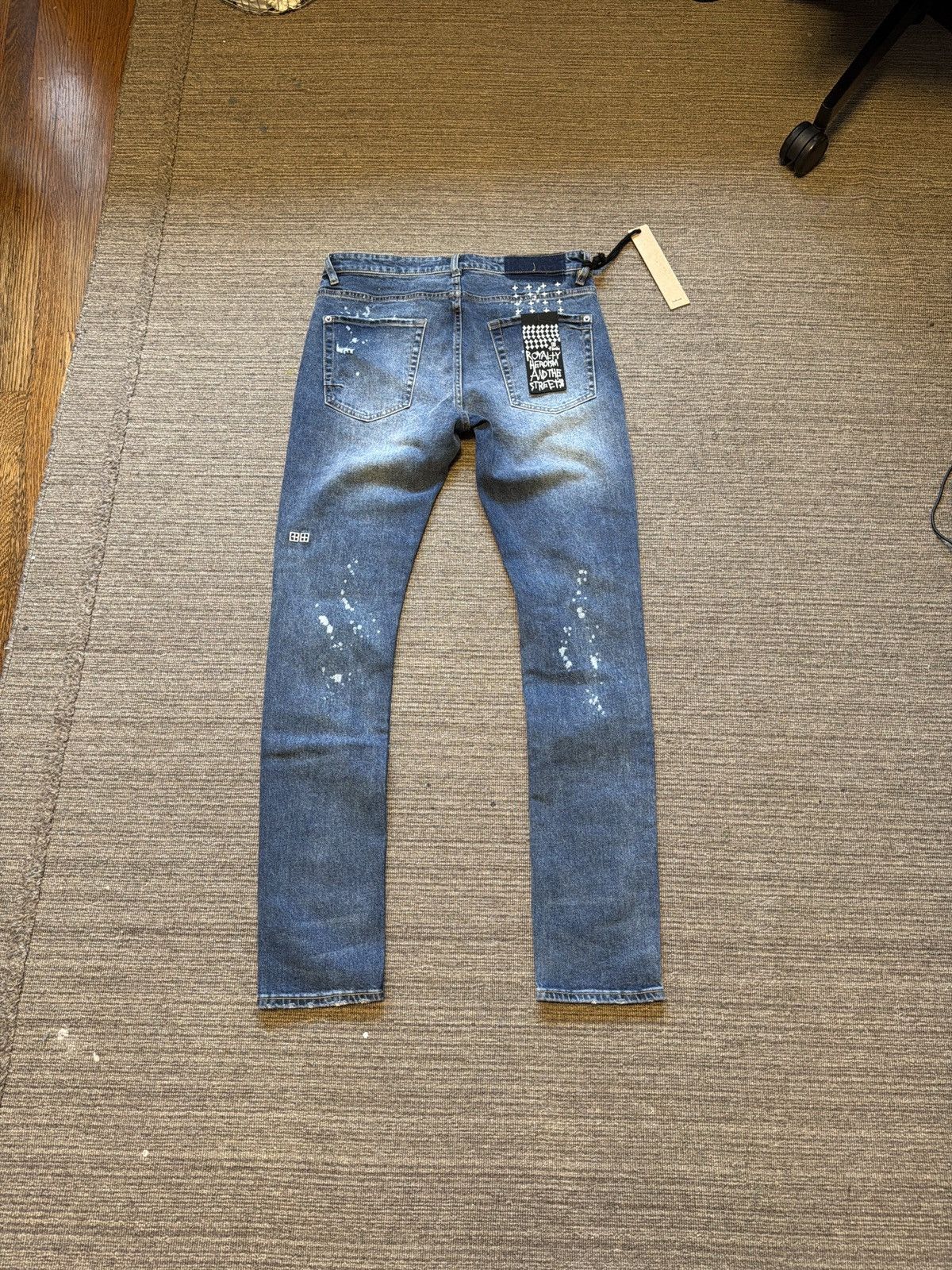 Ksubi Ksubi Van Winkle Kulture Jeans Distressed Blue Deadstock Size US 32 / EU 48 - 2 Thumbnail