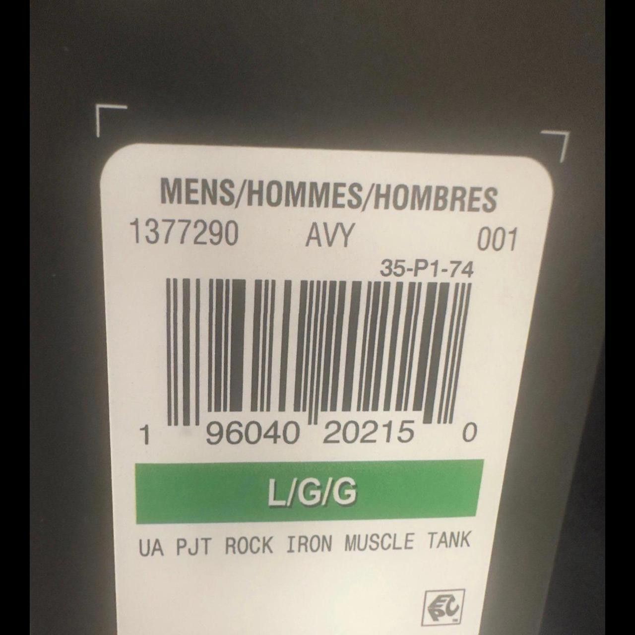 Under Armour Under Armour Project Rock Tank Size US L / EU 52-54 / 3 - 4 Thumbnail