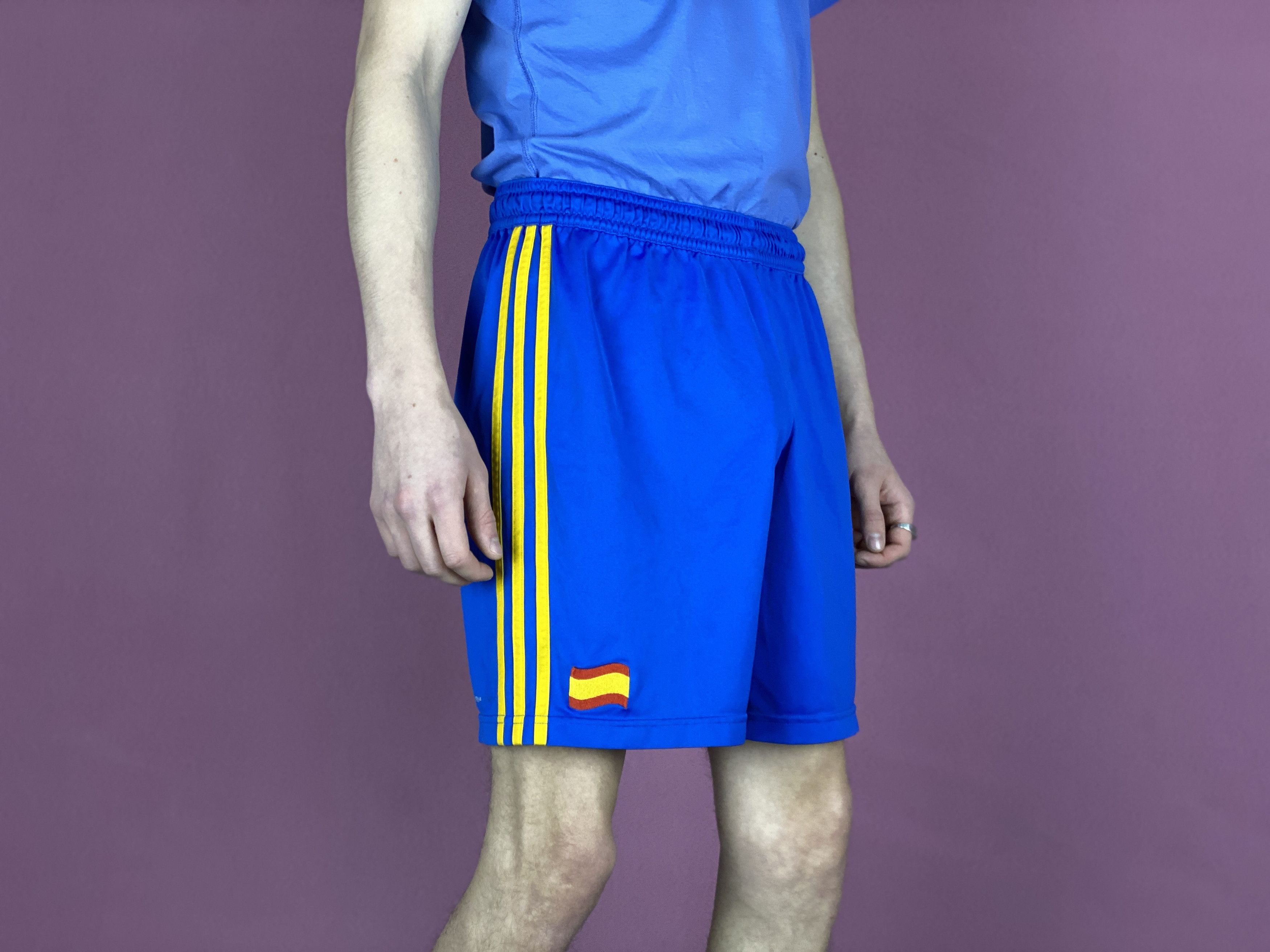 Adidas Adidas Spain Vintage Men's Track Shorts - M Size US 32 / EU 48 - 3 Thumbnail