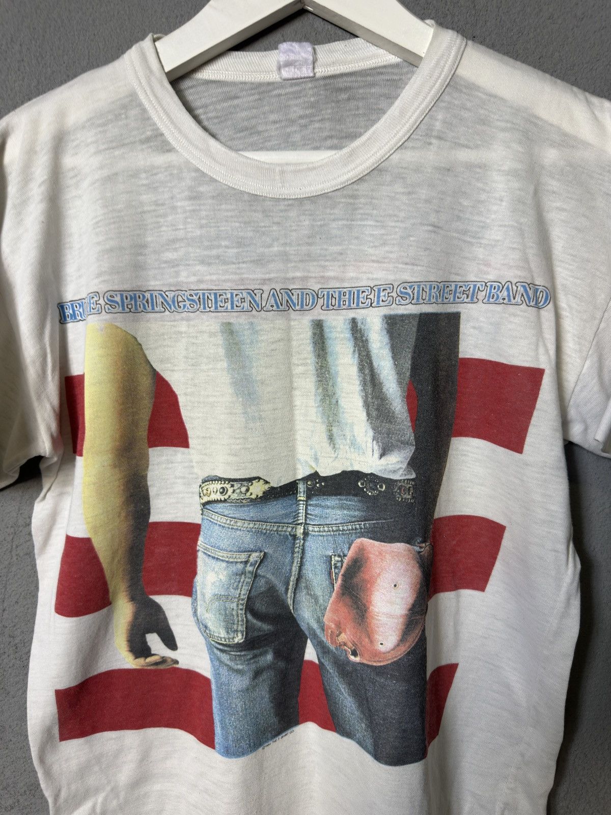 Band Tees × Vintage Vintage 1985 Bruce Springsteen Tour T-Shirt Born in the USA Size US M / EU 48-50 / 2 - 2 Thumbnail