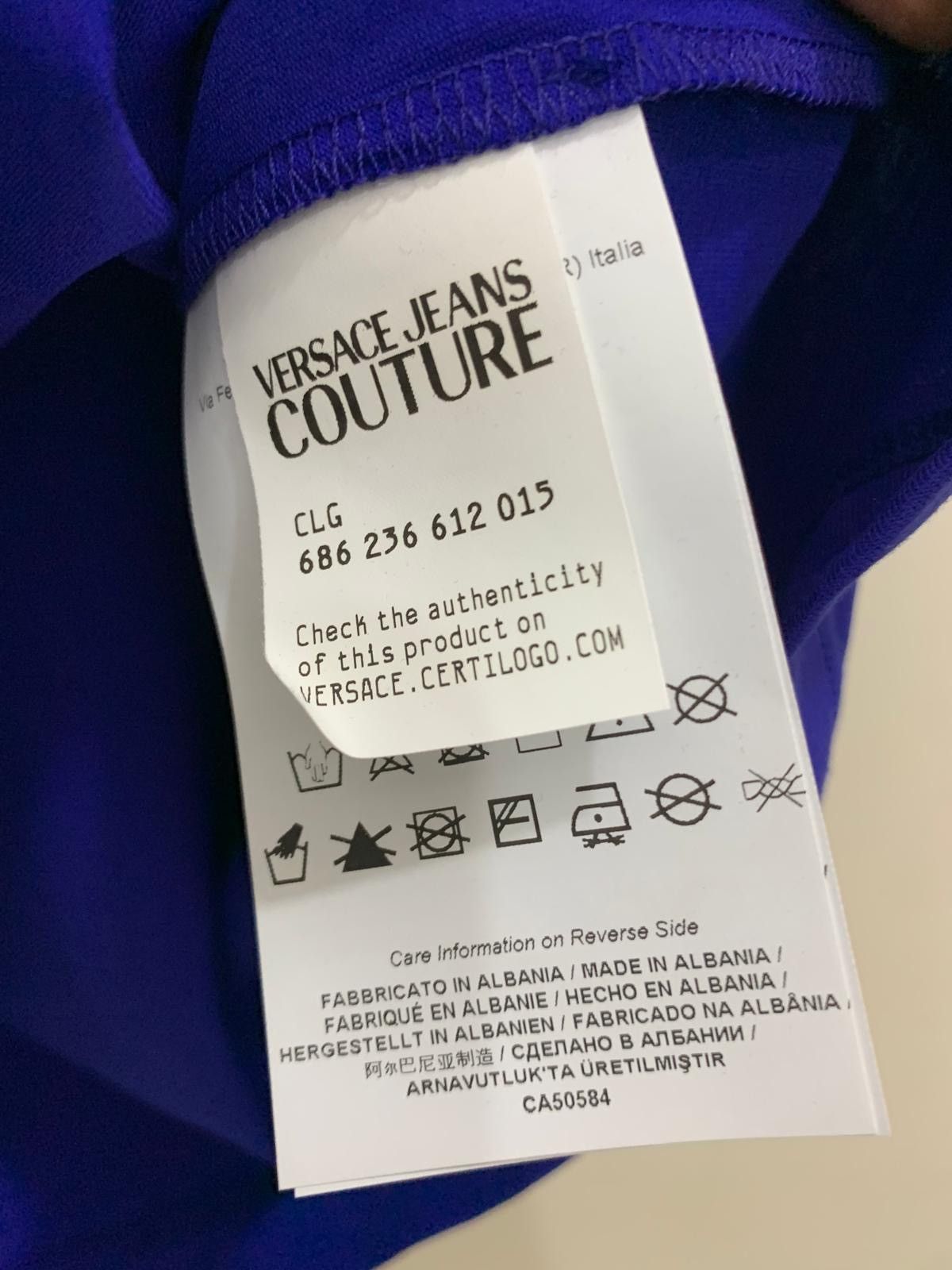 Versace Jeans Couture 1472 Versace Jeans Culture Jersey T-shirt, size XL, new Size US XL / EU 56 / 4 - 7 Thumbnail