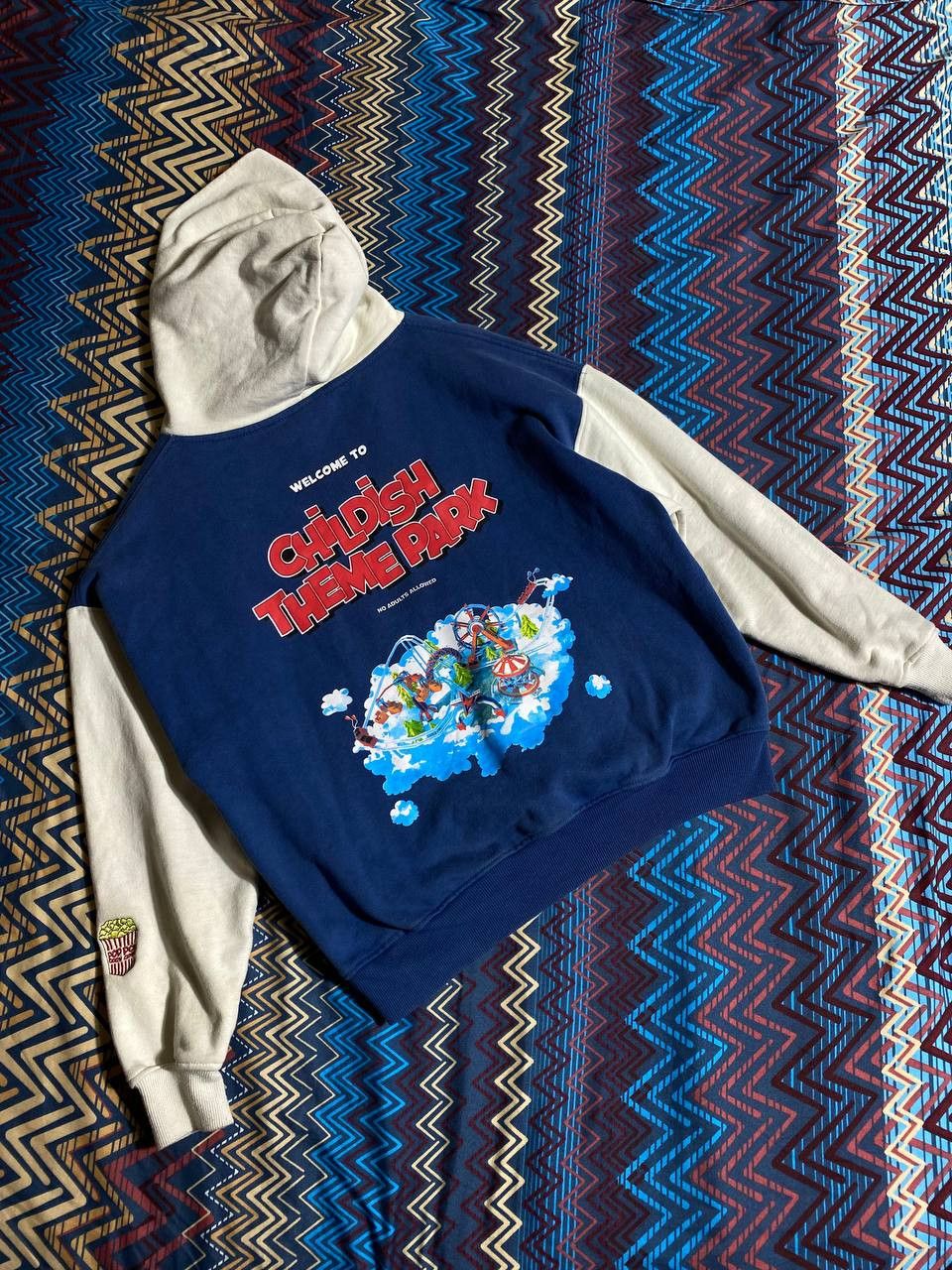 CHILDS × Vintage Childish Theme Park Big Logo Blue Hoodie Vintage Size US S / EU 44-46 / 1 - 16 Thumbnail