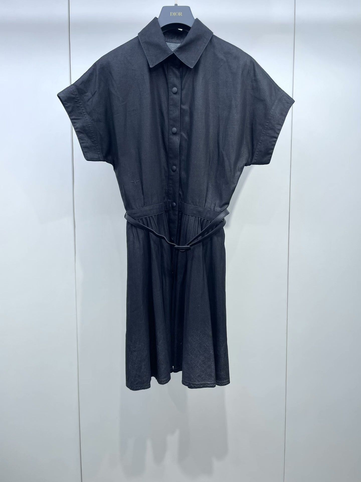 Dior Dior Belted Denim Dress Size XS / US 0-2 / IT 36-38 - 1 Thumbnail