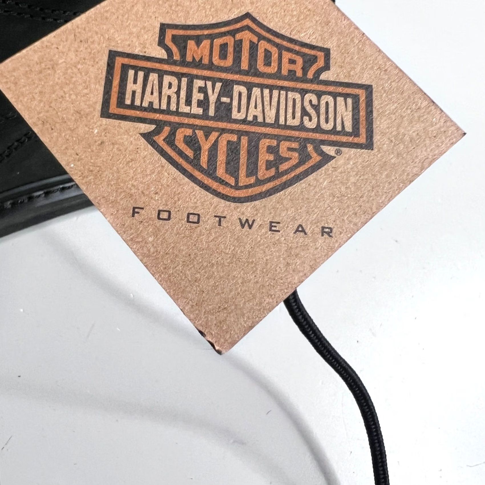 Harley Davidson Harley-Davidson Badlands Mens Leather Boots D91005 Black 10 NIB Rubber Outsole Non-Slip Lace Up Ankle Worn? Size US 9 / EU 42 - 5 Thumbnail