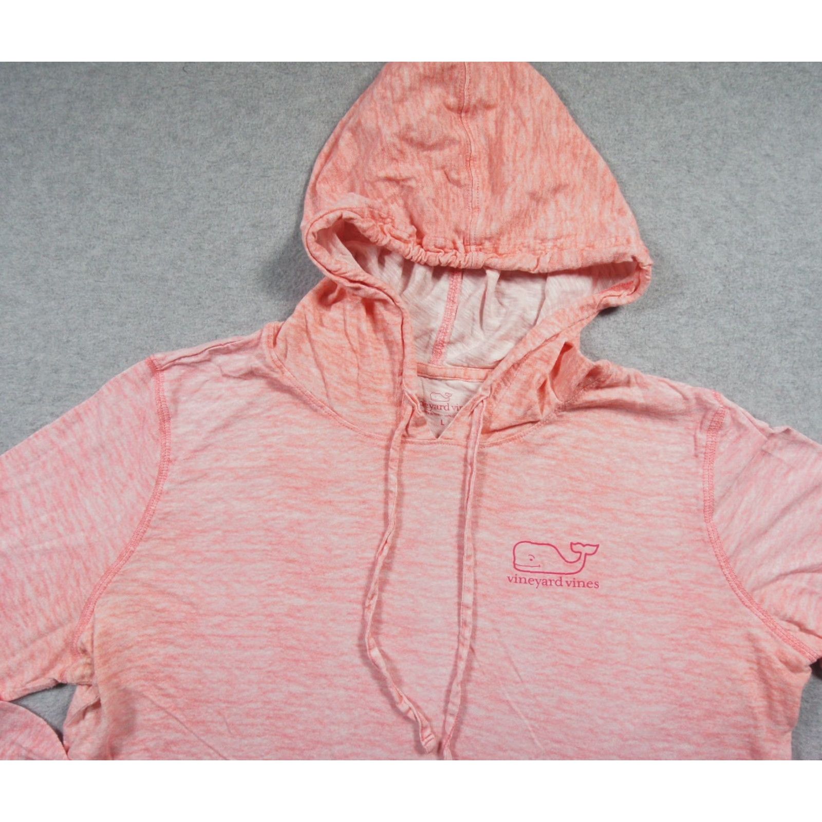 Vineyard Vines VINEYARD VINES Shirt Womens Large Pink Long Sleeve Hooded Outdoors Casual Size L / US 10 / IT 46 - 2 Thumbnail