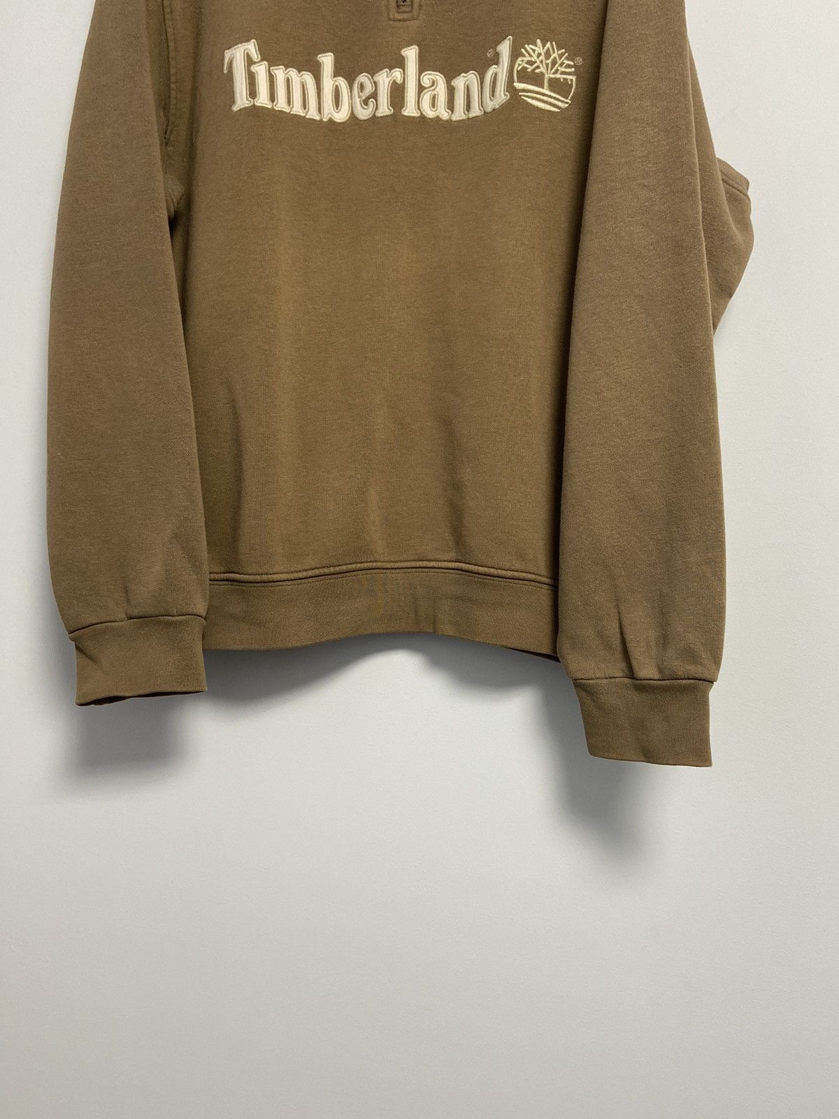 Timberland Timberland 1/3 zip Vintage y2k style Brown Size US L / EU 52-54 / 3 - 4 Thumbnail