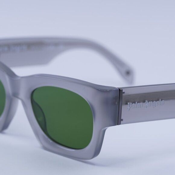 Palm Angels Palm Angels PERI089 BODIE 0955 Sunglasses Grey Square Frame Size ONE SIZE - 4 Thumbnail