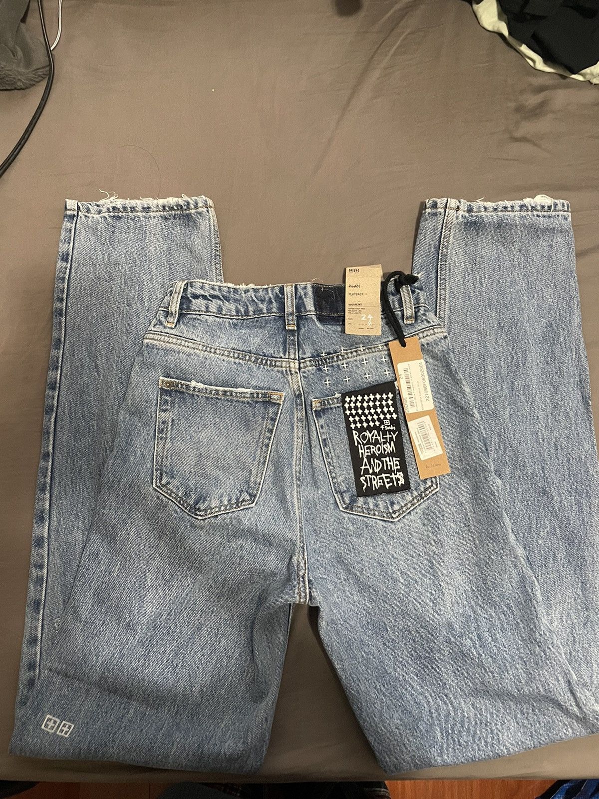 Ksubi Ksubi blue playback trashed jeans Size 24" / US 00 / IT 34 - 2 Thumbnail