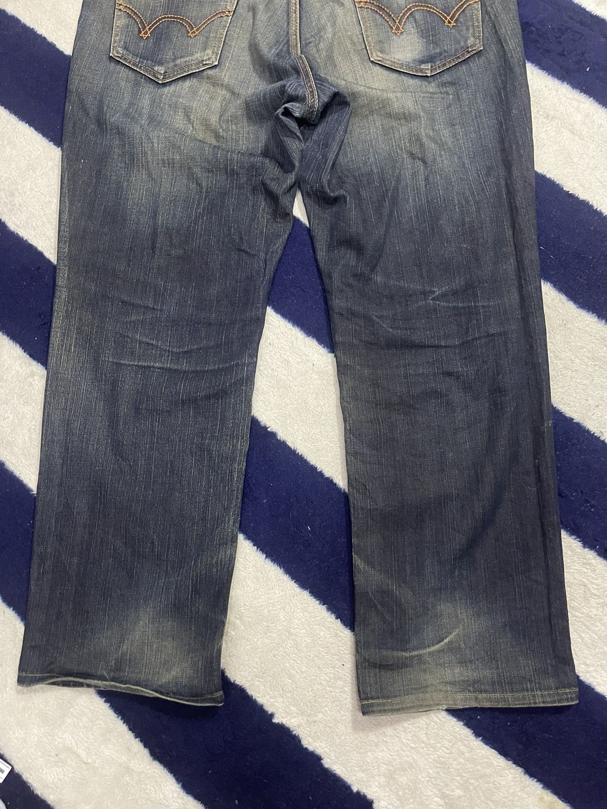 Edwin × Japanese Brand Edwin Distressed Jeans (14) Size US 38 / EU 54 - 8 Thumbnail