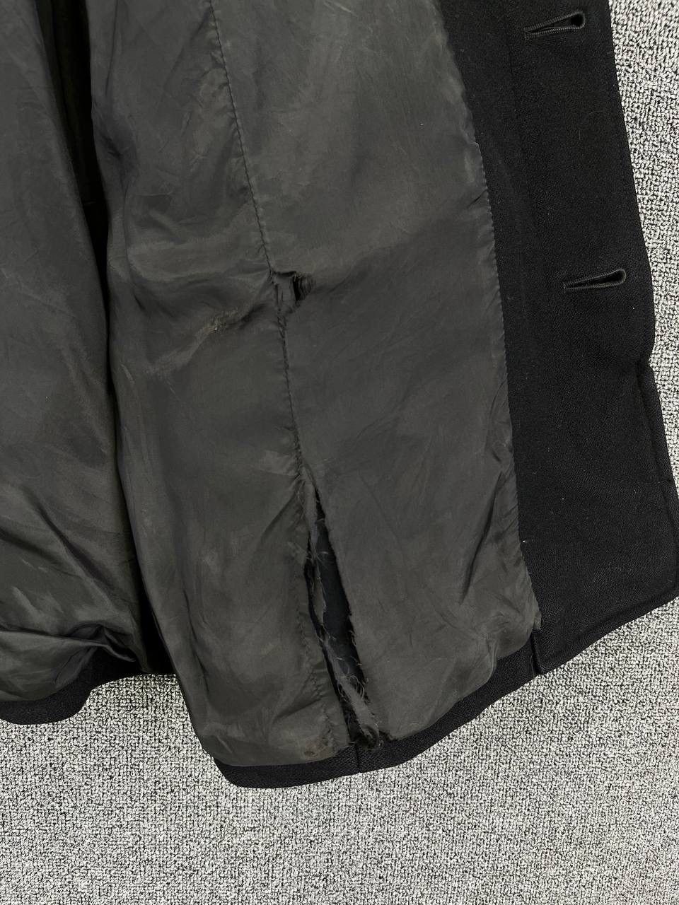 Issey Miyake Vintage Issey Miyake Zucca Trashed Black Wool Jacket Size L / US 10 / IT 46 - 13 Thumbnail