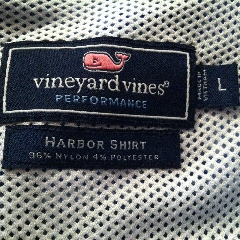 Vineyard Vines VINEYARD VINES MEN'S BLUE 96%NYLON4%POLYESTER CASUAL SHIRT L Size US L / EU 52-54 / 3 - 10 Thumbnail