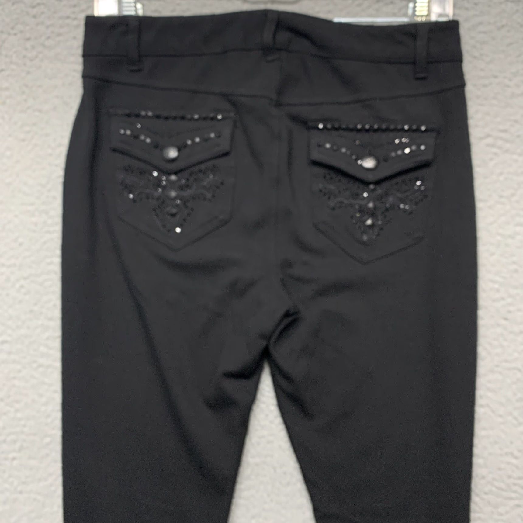 Vintage One 5 One Mid-Rise Black Dress Pants/Leggings Women's Size 8 Skinny 2 Pockets Size 30" / US 8 / IT 44 - 5 Thumbnail
