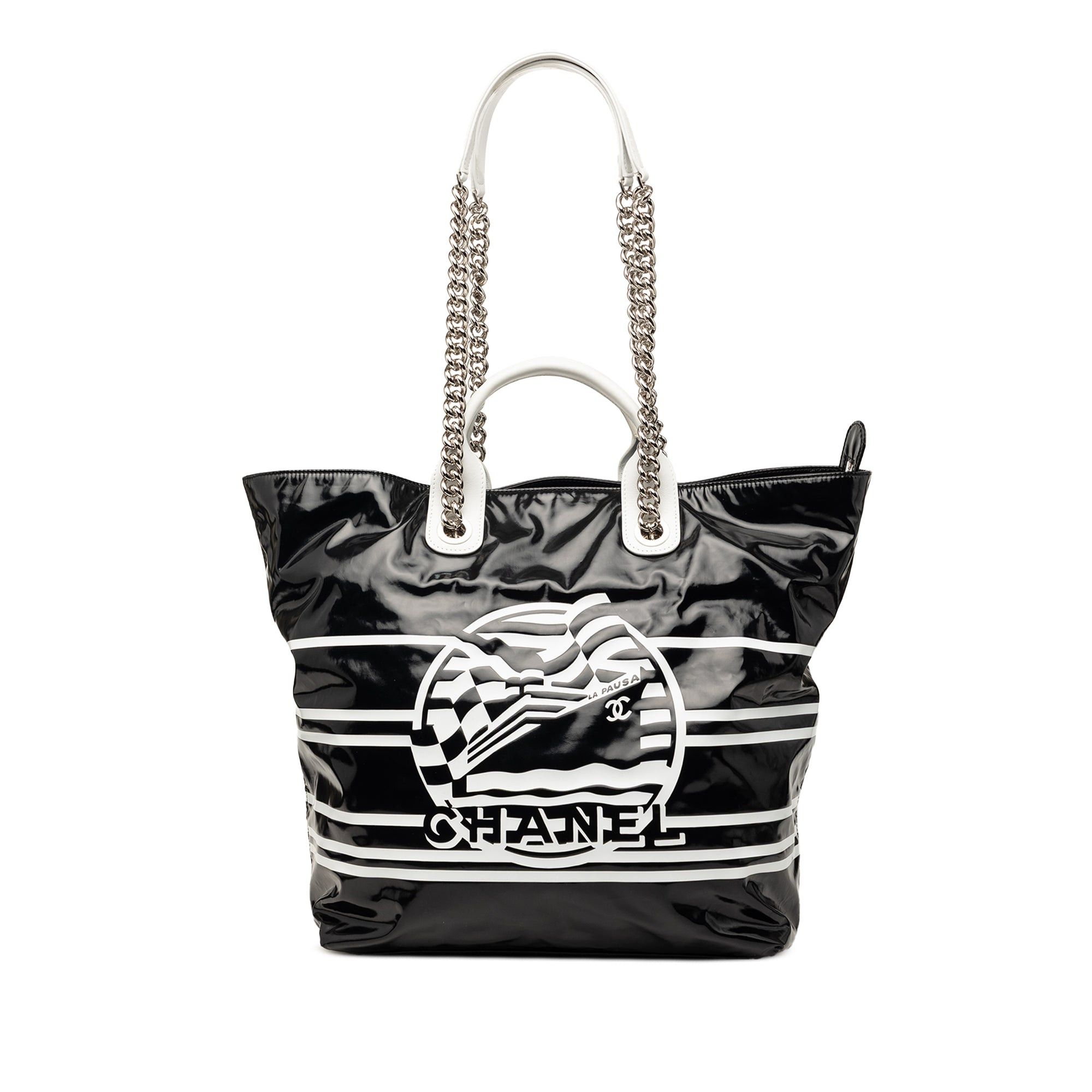 Chanel Coated Canvas La Pausa Bay Shopping Satchel Size ONE SIZE - 1 Thumbnail