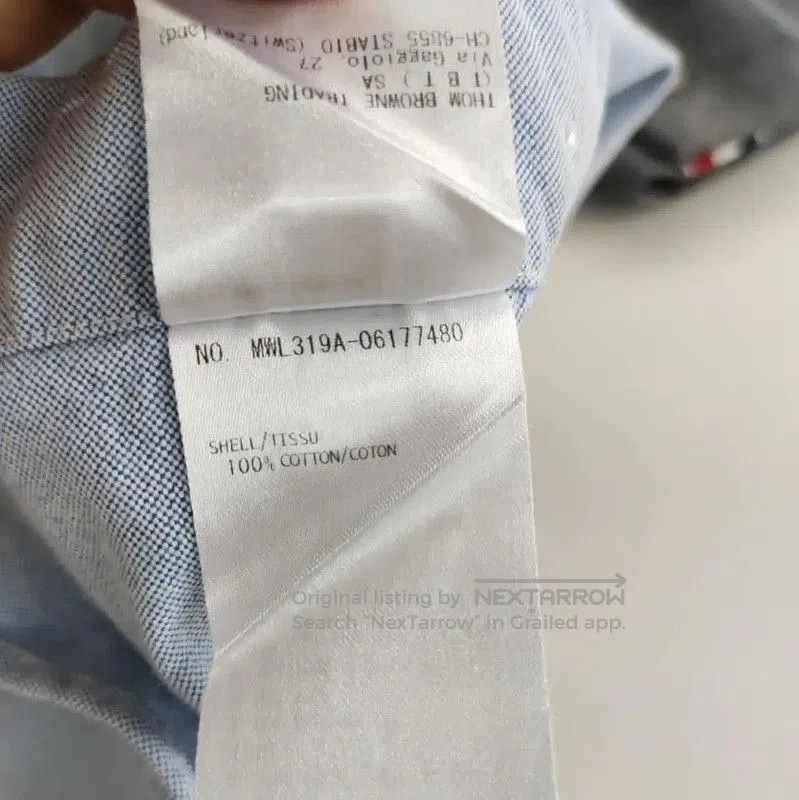 Thom Browne Thom Browne Gray Cotton Women’s Shirt . Size S / US 4 / IT 40 - 3 Thumbnail