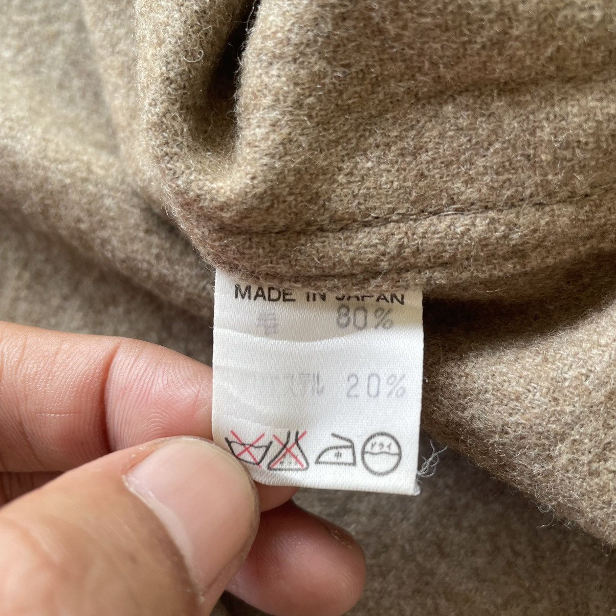 Yohji Yamamoto 💰BINDING OFFER 💰 VINTAGE YS YOHJI YAMAMOTO WOOL TRENCH COAT Size XL / US 12-14 / IT 48-50 - 11 Thumbnail