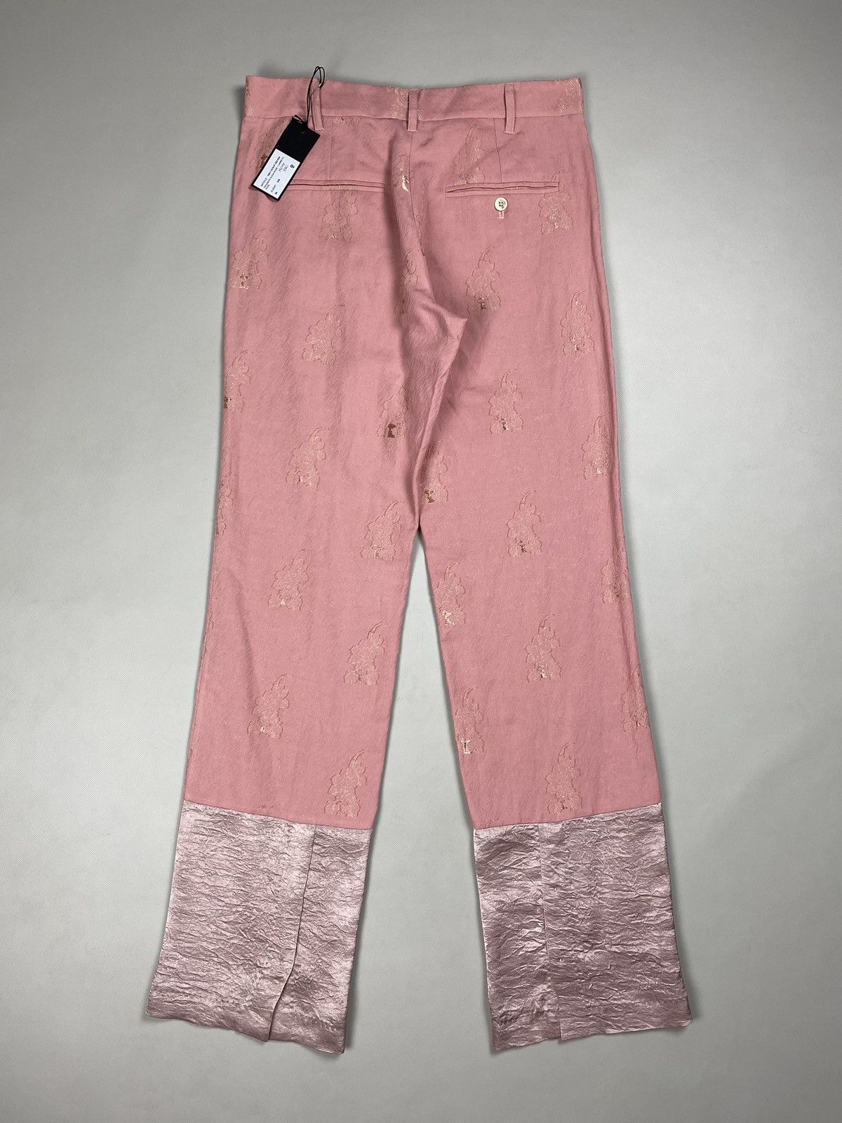 Ann Demeulemeester BNWT! Ann Demeulemeester cotton / linen wide leg dress pants Size 26" / US 2 / IT 38 - 18 Thumbnail