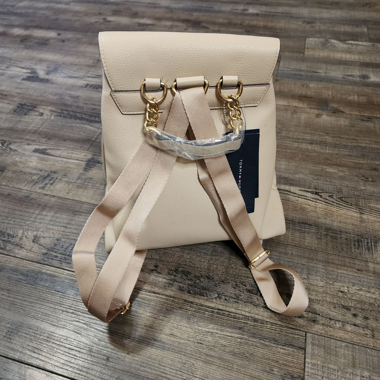 Tommy Hilfiger NWT Tommy Hilfiger backpack purse light beige D Size ONE SIZE - 3 Thumbnail
