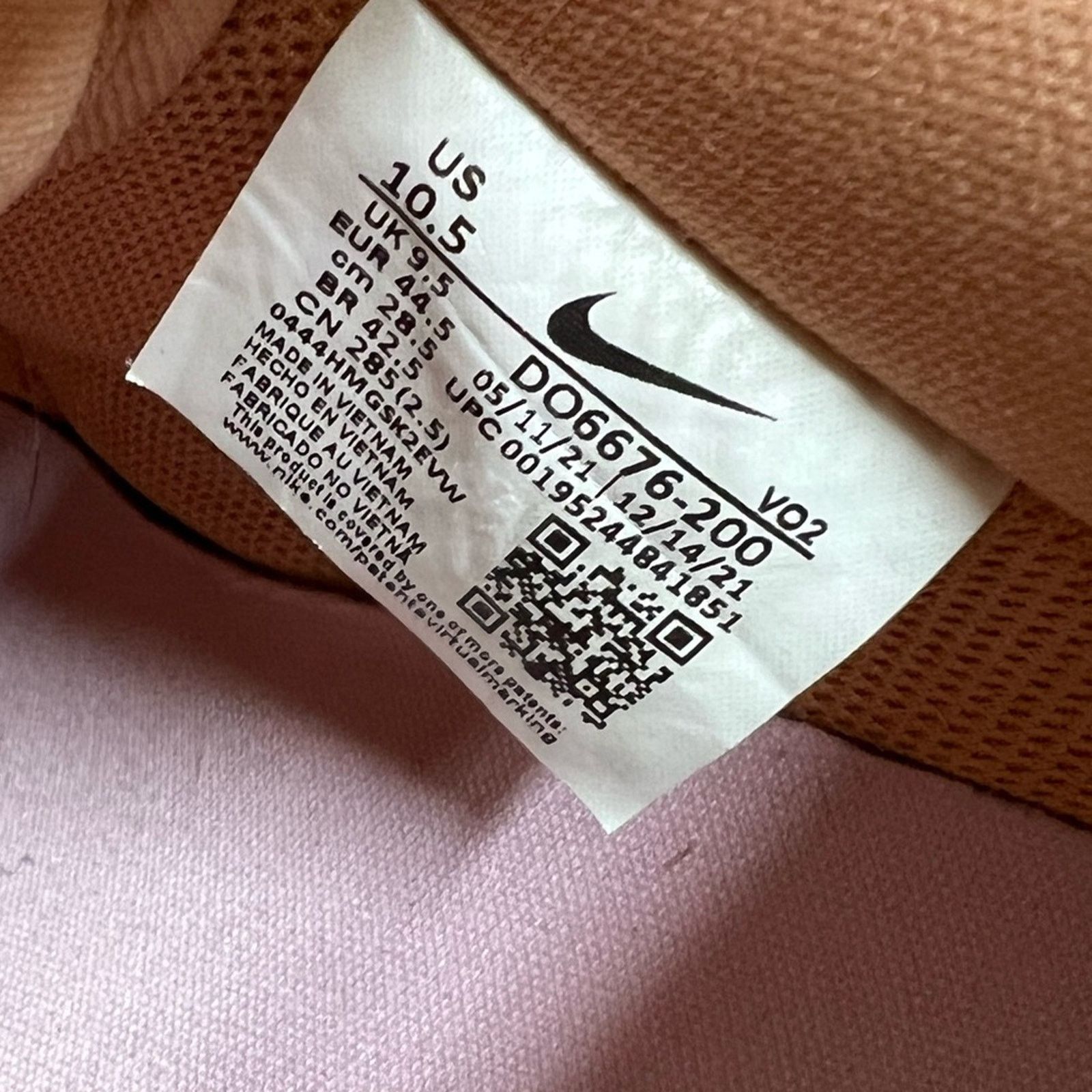 Nike Nike Air Force 1 '07 Craft SZ 10.5 Cognac Coconut Milk Clean Size US 10.5 / EU 43-44 - 10 Thumbnail