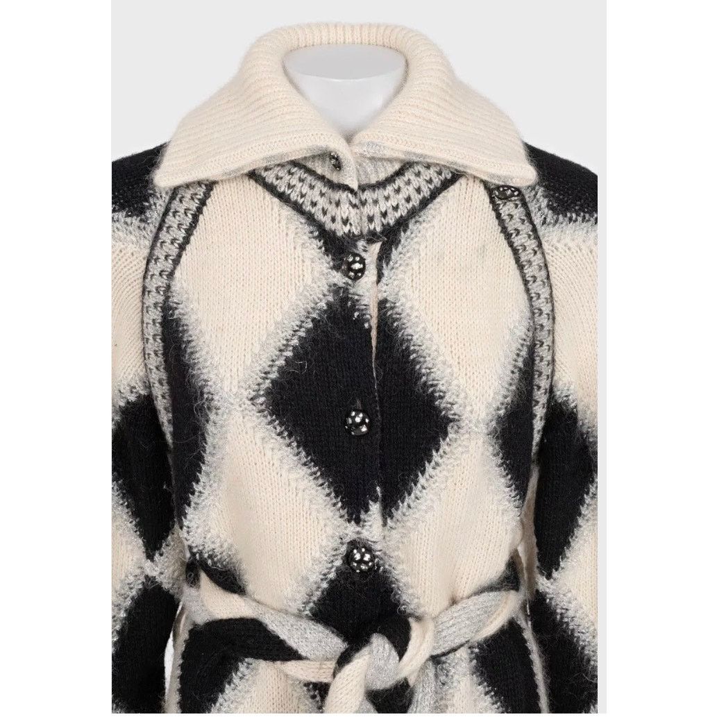 Chanel Chanel Luxury Cashmere Blend Belted Cardigan Sz 38/M Size M / US 6-8 / IT 42-44 - 4 Thumbnail