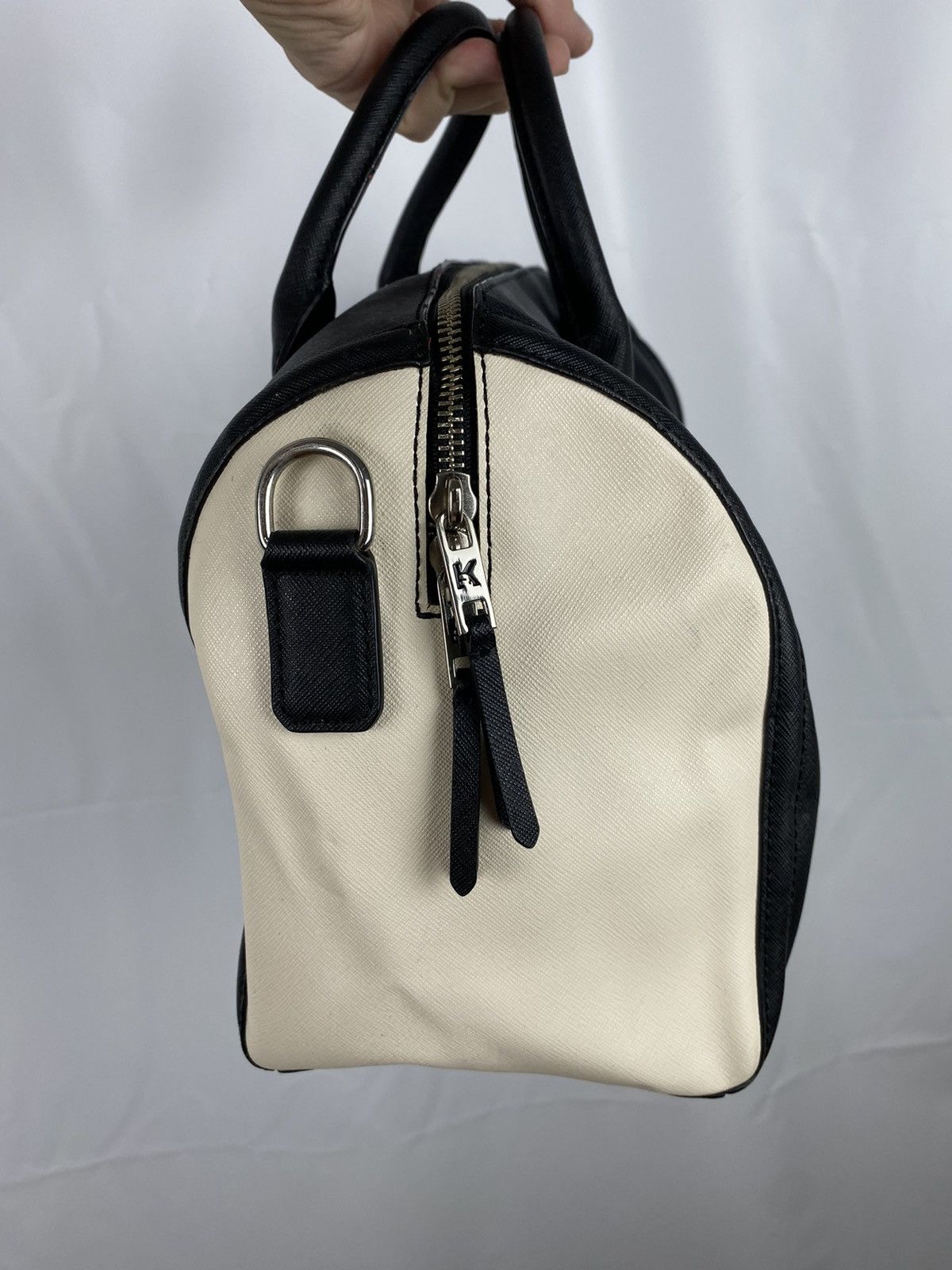 Karl Lagerfeld Karl Lagerfeld Saffiano Leather Logo Handbag Size ONE SIZE - 5 Thumbnail