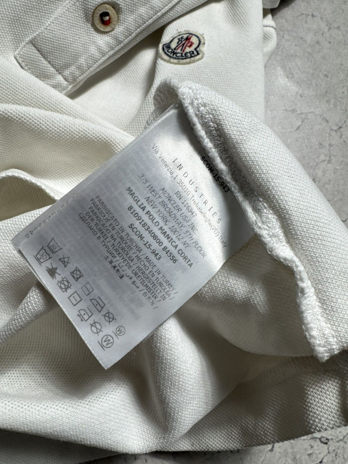 Moncler Moncler Maglia Polo Manica Corta Luxury Shirt White Size S Size US S / EU 44-46 / 1 - 10 Thumbnail