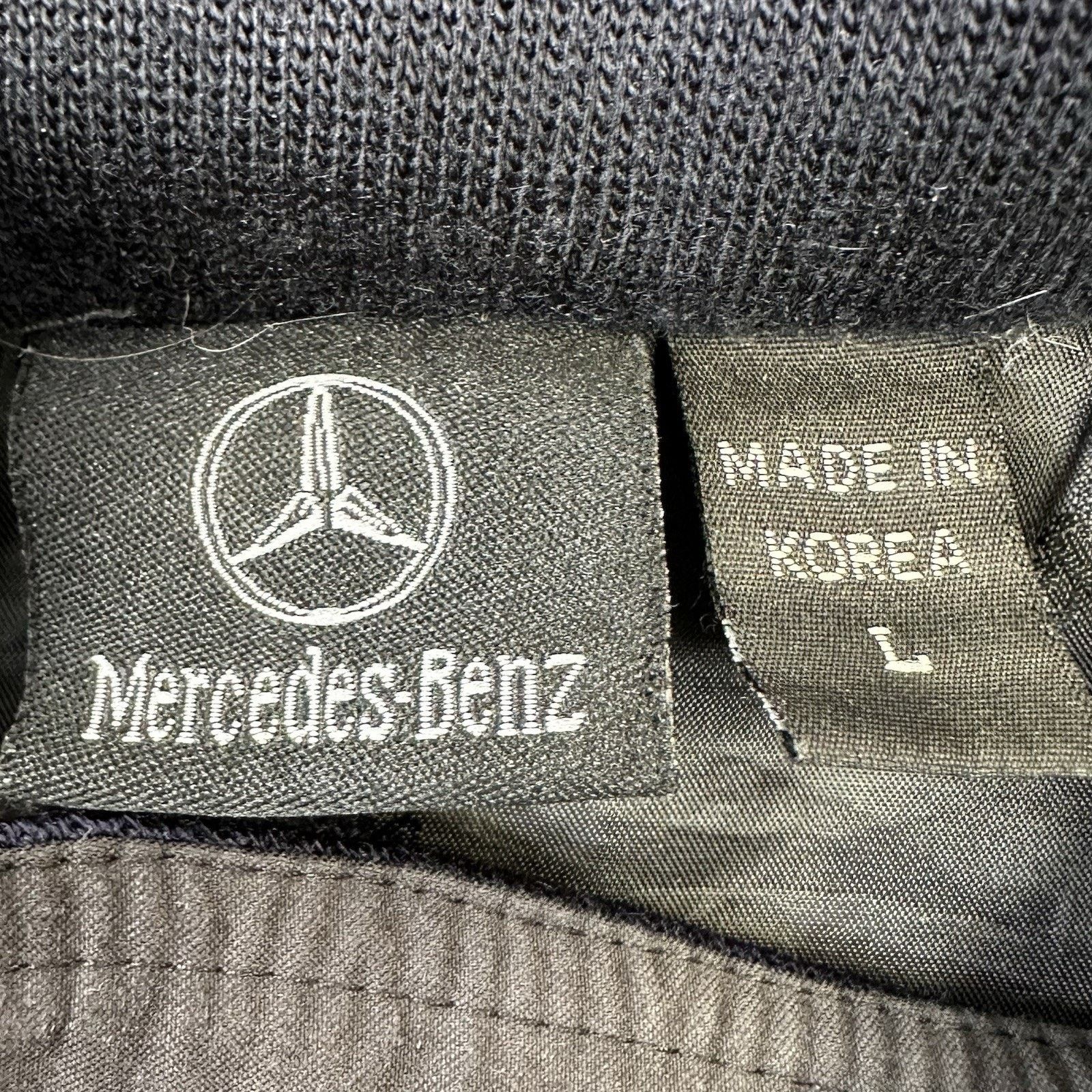 Mercedes-Benz Vintage Mercedes Benz Men's L Bomber Jacket Black Logo Euc Size US L / EU 52-54 / 3 - 12 Thumbnail