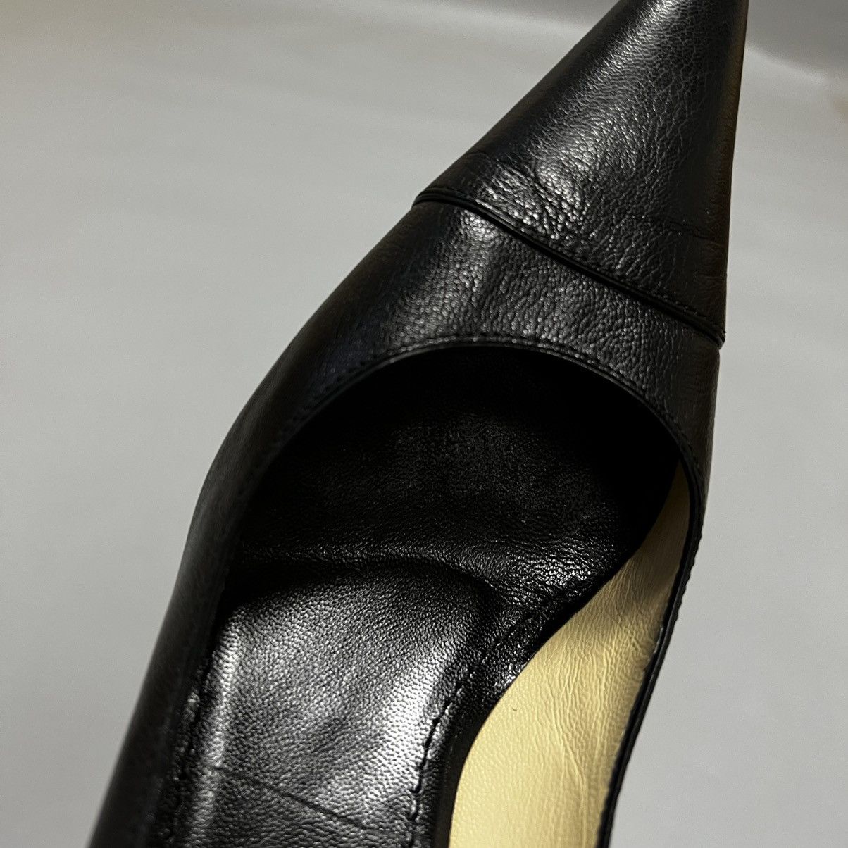Gucci Gucci Black Pumps Leather Luxury Size US 7.5 / IT 37.5 - 13 Thumbnail