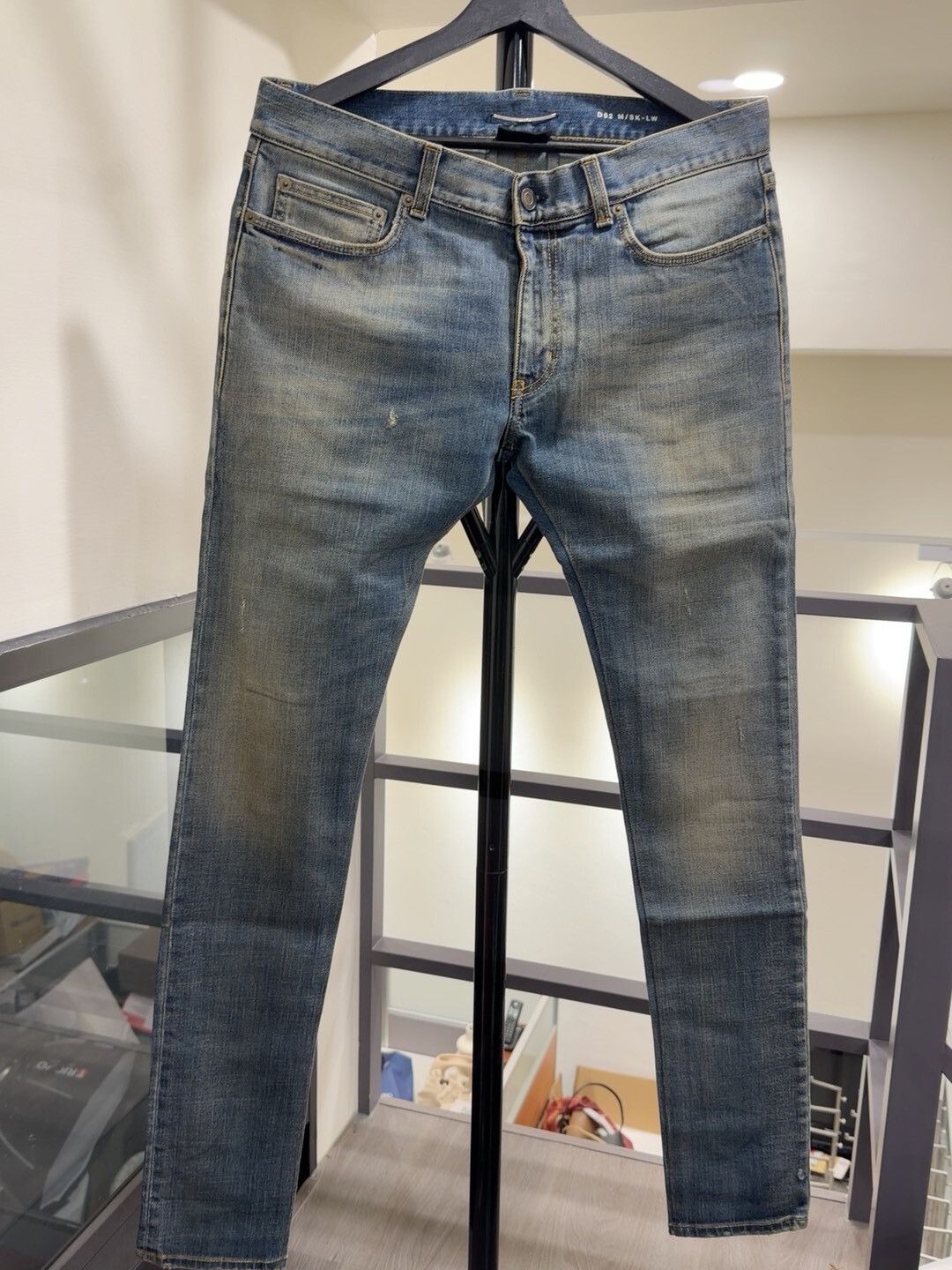 Saint Laurent Paris Classic Blue Denim Pants for Men Size US 32 / EU 48 - 1 Thumbnail