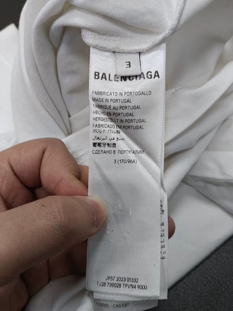 Balenciaga Balenciaga Post-it notes short sleeve T-shirt white Size US L / EU 52-54 / 3 - 4 Thumbnail