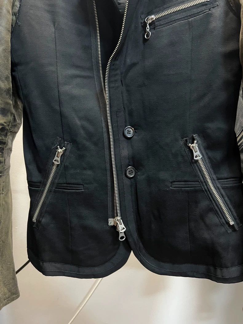 Undercover Undercover Patchwork leather sleeve jacket 2505-Nextarrow Size US L / EU 52-54 / 3 - 4 Thumbnail
