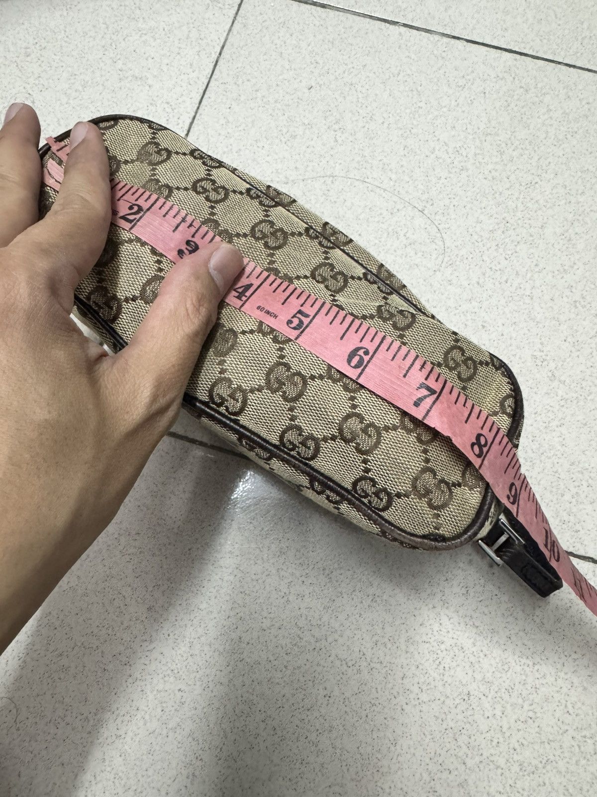 Gucci GUCCI BOAT POCHETTE MONOGRAM SHOULDER BAG Size ONE SIZE - 4 Thumbnail