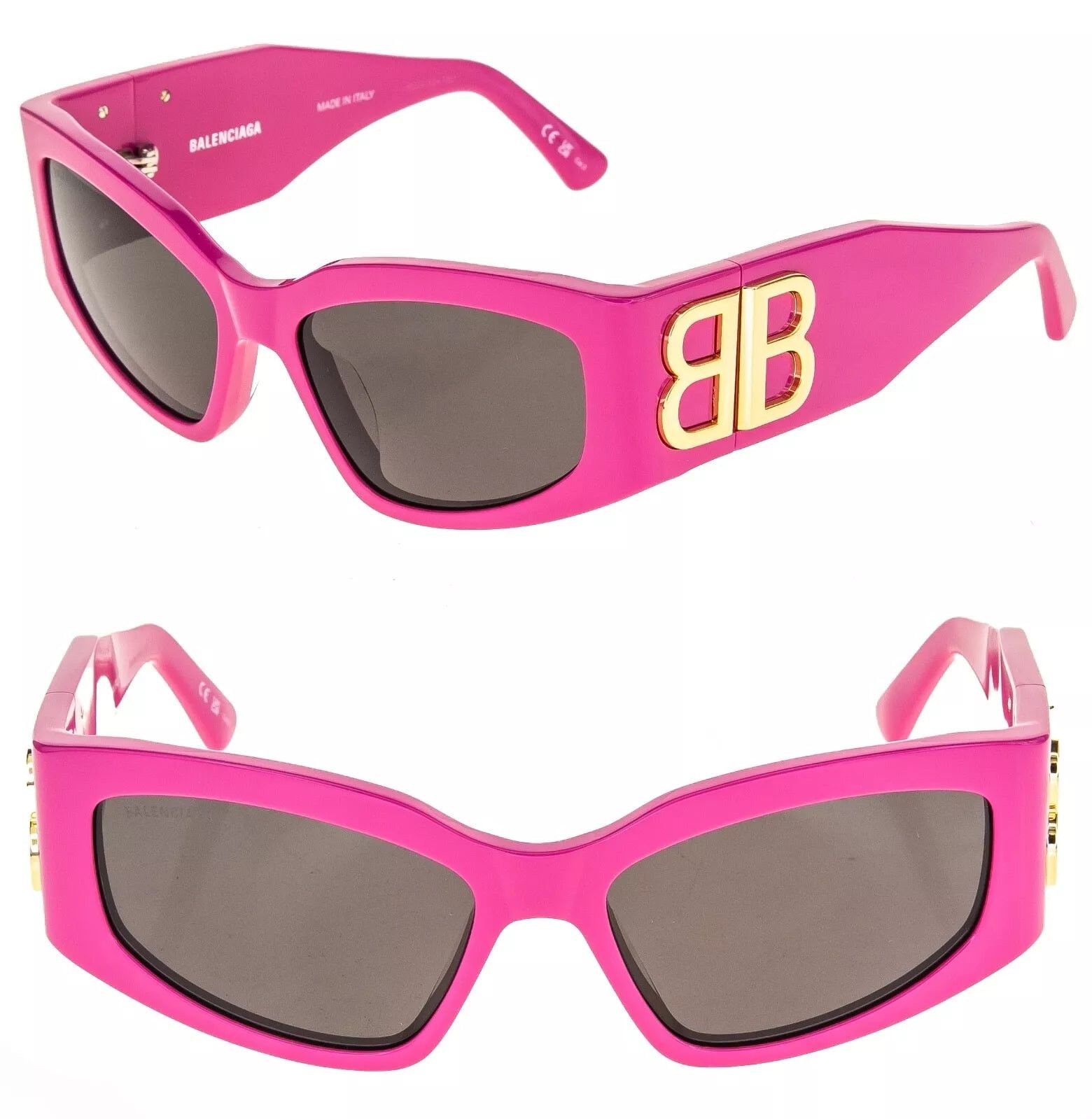 BALENCIAGA BOSSY Cat 0321 Pink Fashion Sunglass BB0321S 006