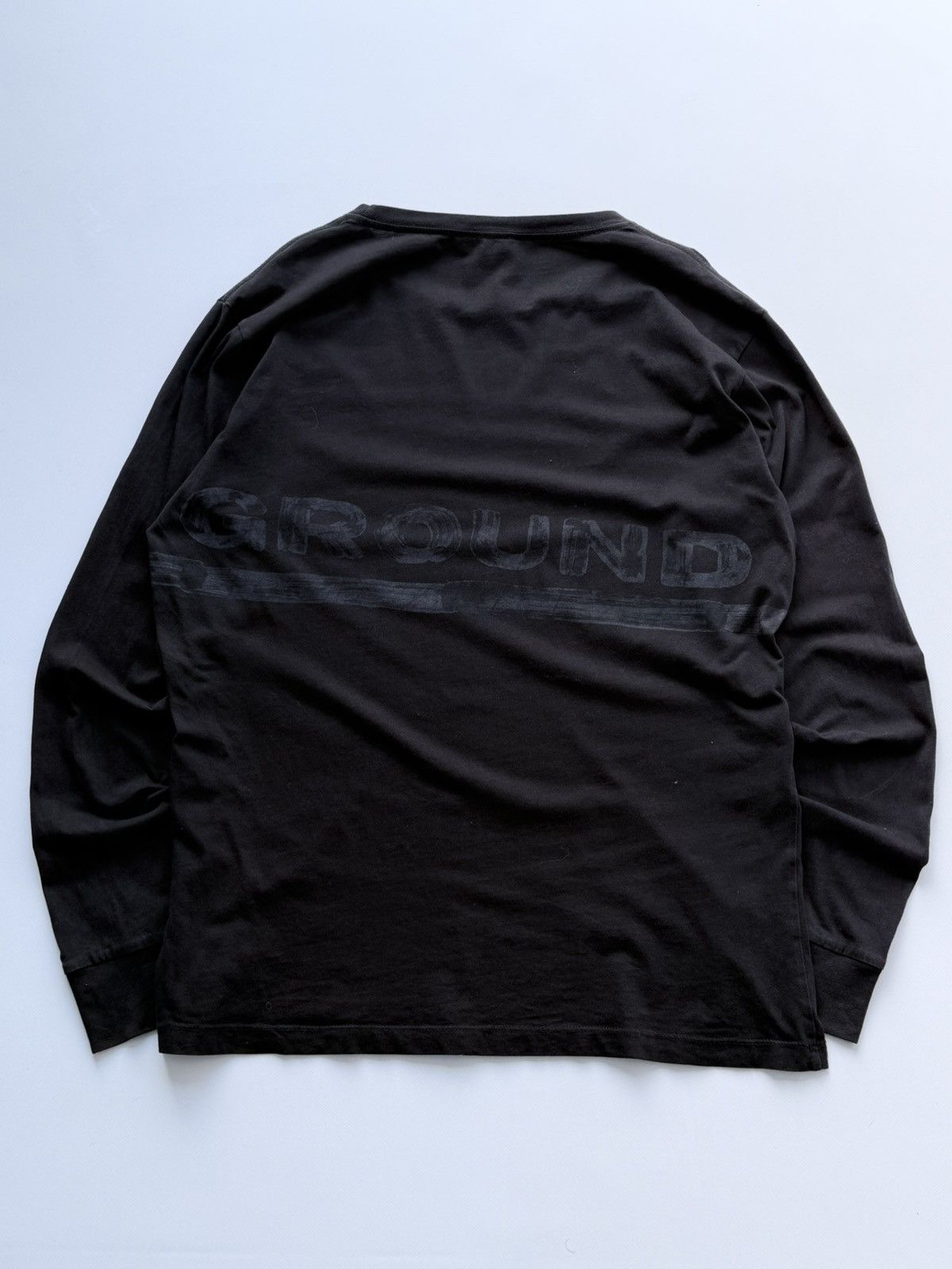 Diesel Vintage Y2K Diesel Long Sleeve T-Shirt Japanese Style Size US XL / EU 56 / 4 - 3 Thumbnail