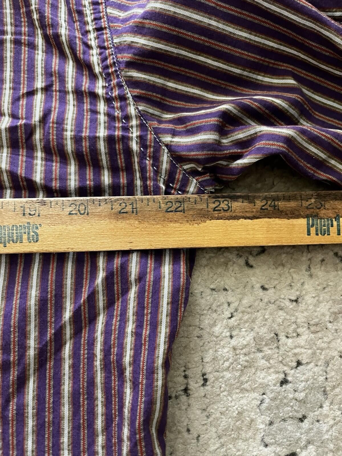 Robert Graham Robert Graham Zen Collection Striped Long Sleeve Shirt L Size US L / EU 52-54 / 3 - 8 Thumbnail