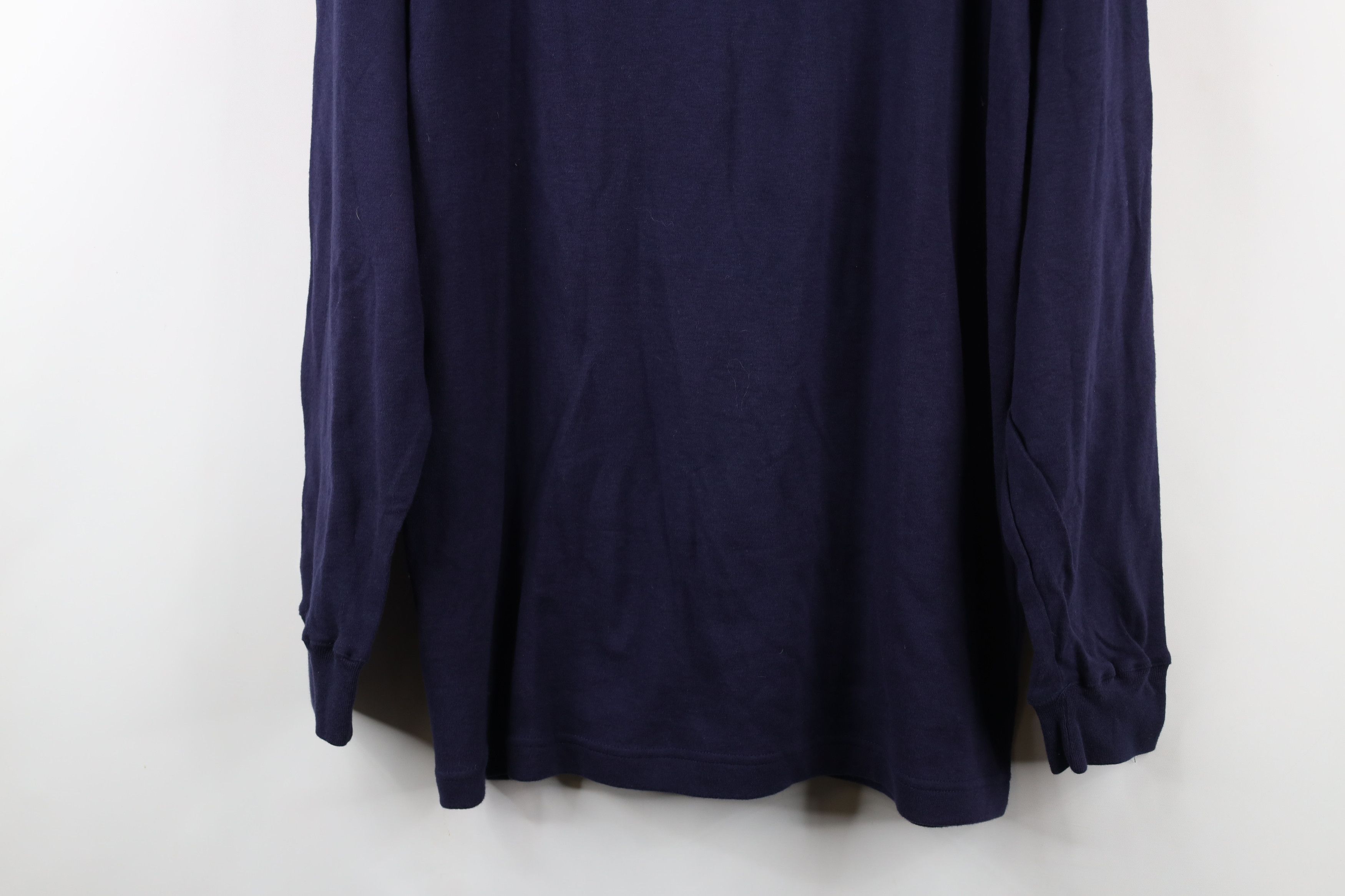 Vintage Deadstock Vintage Streetwear Mock Neck Long Sleeve T-Shirt Size US L / EU 52-54 / 3 - 3 Thumbnail