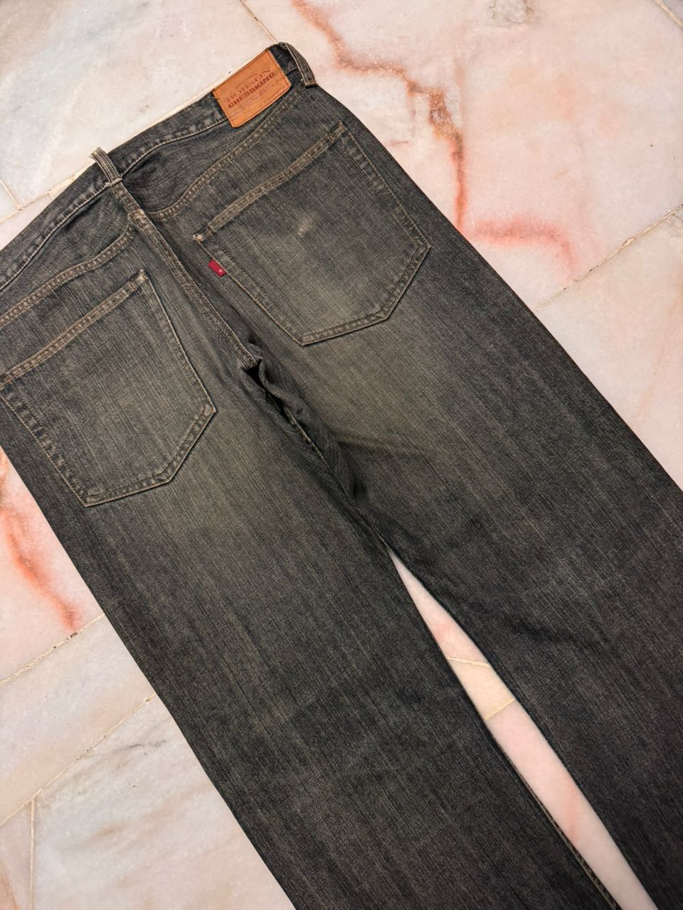 Vintage 💥ARCHIVES💥VINTAGE BOBSON CHESSKING MUDWASH DISTRESSED DENIM Size US 35 - 16 Thumbnail