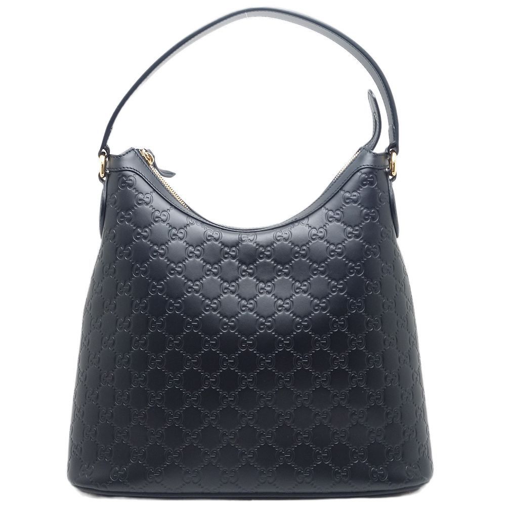 Gucci Guccisima Shoulder Bag Leather Black
