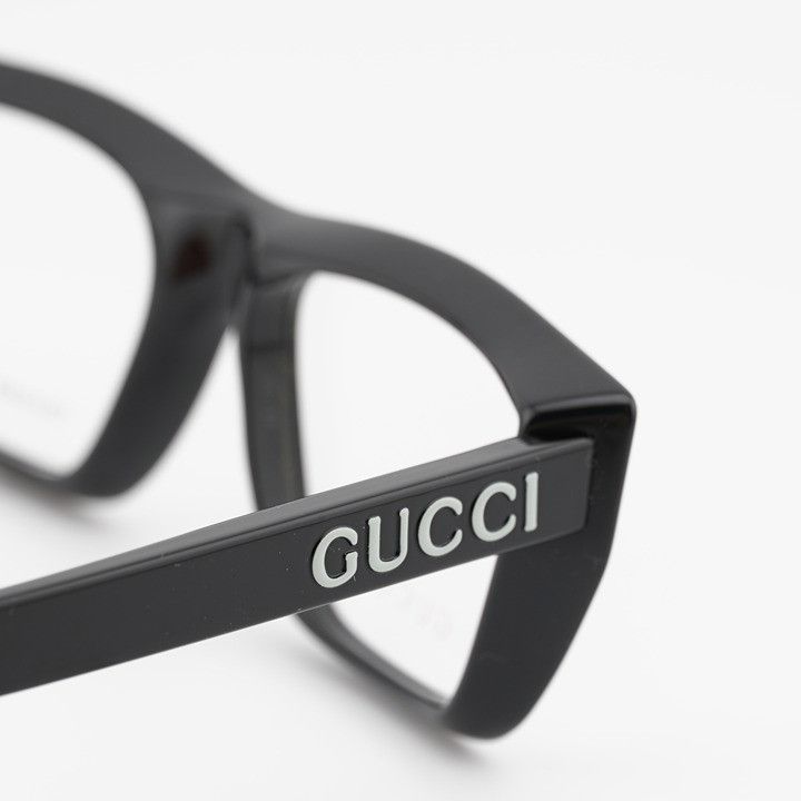 Gucci Gucci GG1724O 001 Eyeglasses Black 52mm Square Frame Size ONE SIZE - 7 Thumbnail