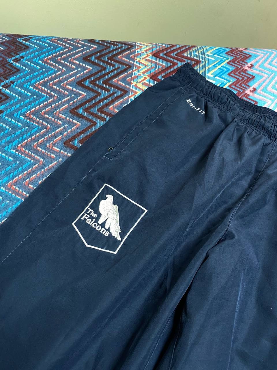 Nike × Vintage 90’s NIKE RARE SWOOSH Y2K RETRO ZIP LOGO TRACK NYLON PANTS Size US 34 / EU 50 - 17 Thumbnail