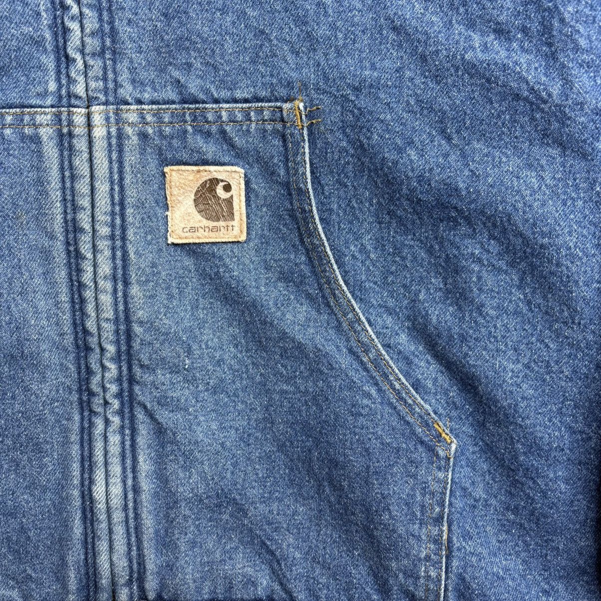 Carhartt × Vintage Vintage ASAP ROCKY Carhartt Denim Blanket Lined J08 DST Size US XL / EU 56 / 4 - 4 Thumbnail