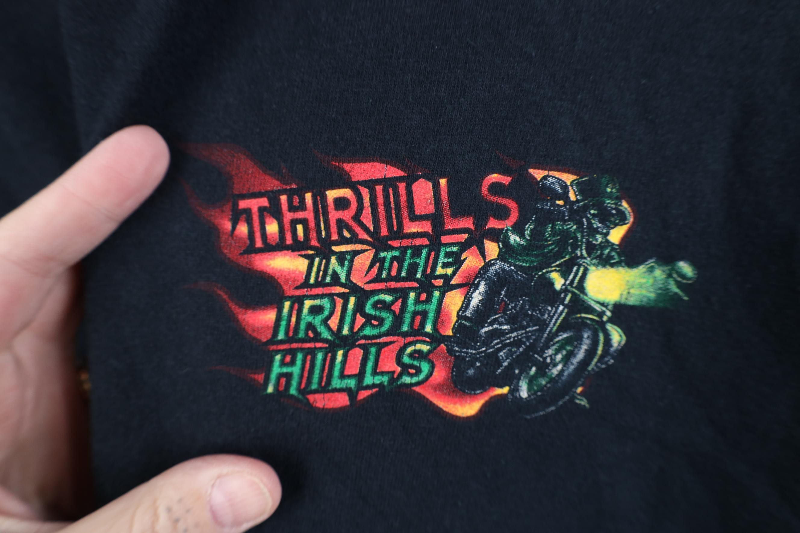 Vintage Vintage Y2K Streetwear Hills Bike Fest Skeleton T-Shirt Size US XL / EU 56 / 4 - 4 Thumbnail