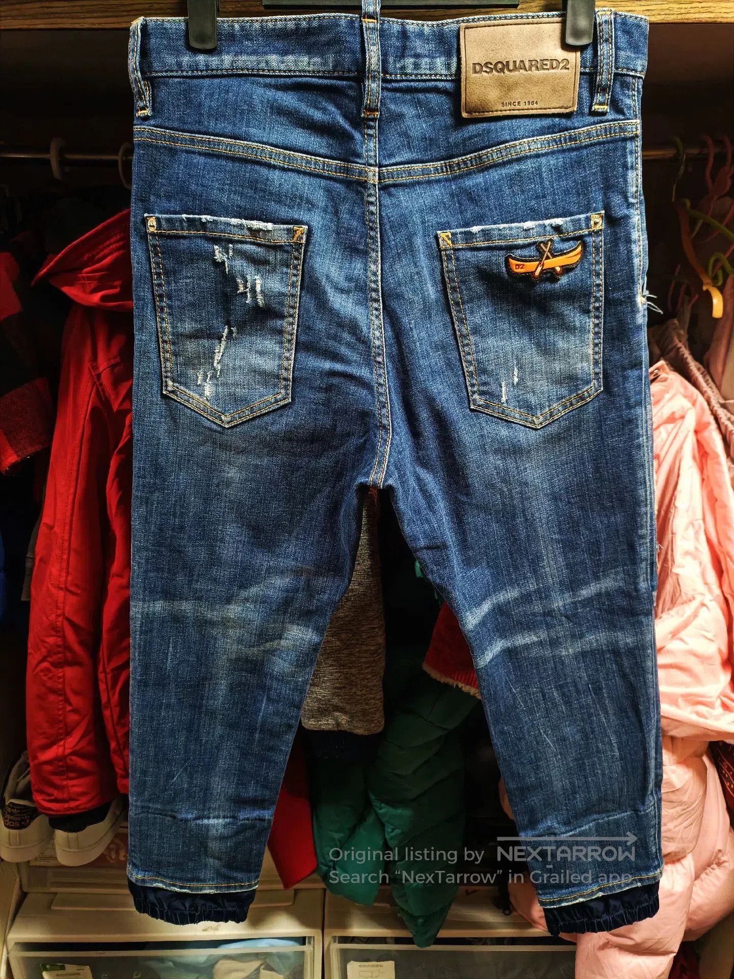 Dsquared2 Dsquared2 Sailboat Nylon Patchwork Cargo Jeans. Size US 28 / EU 44 - 2 Thumbnail