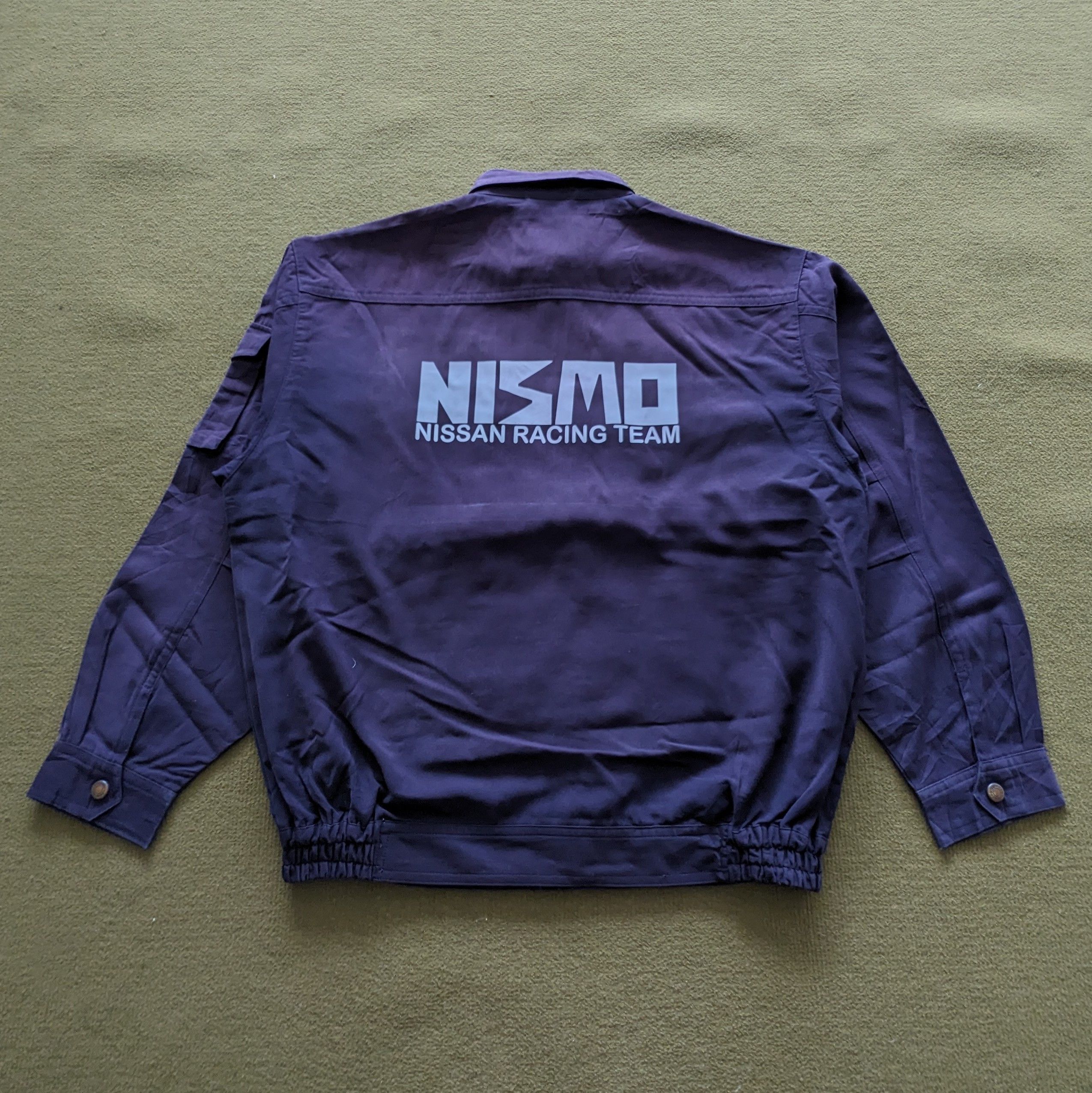 Japanese Brand Vintage NISMO NISSAN RACING Uniform Workers Custom Jacket Size US L / EU 52-54 / 3 - 1 Thumbnail