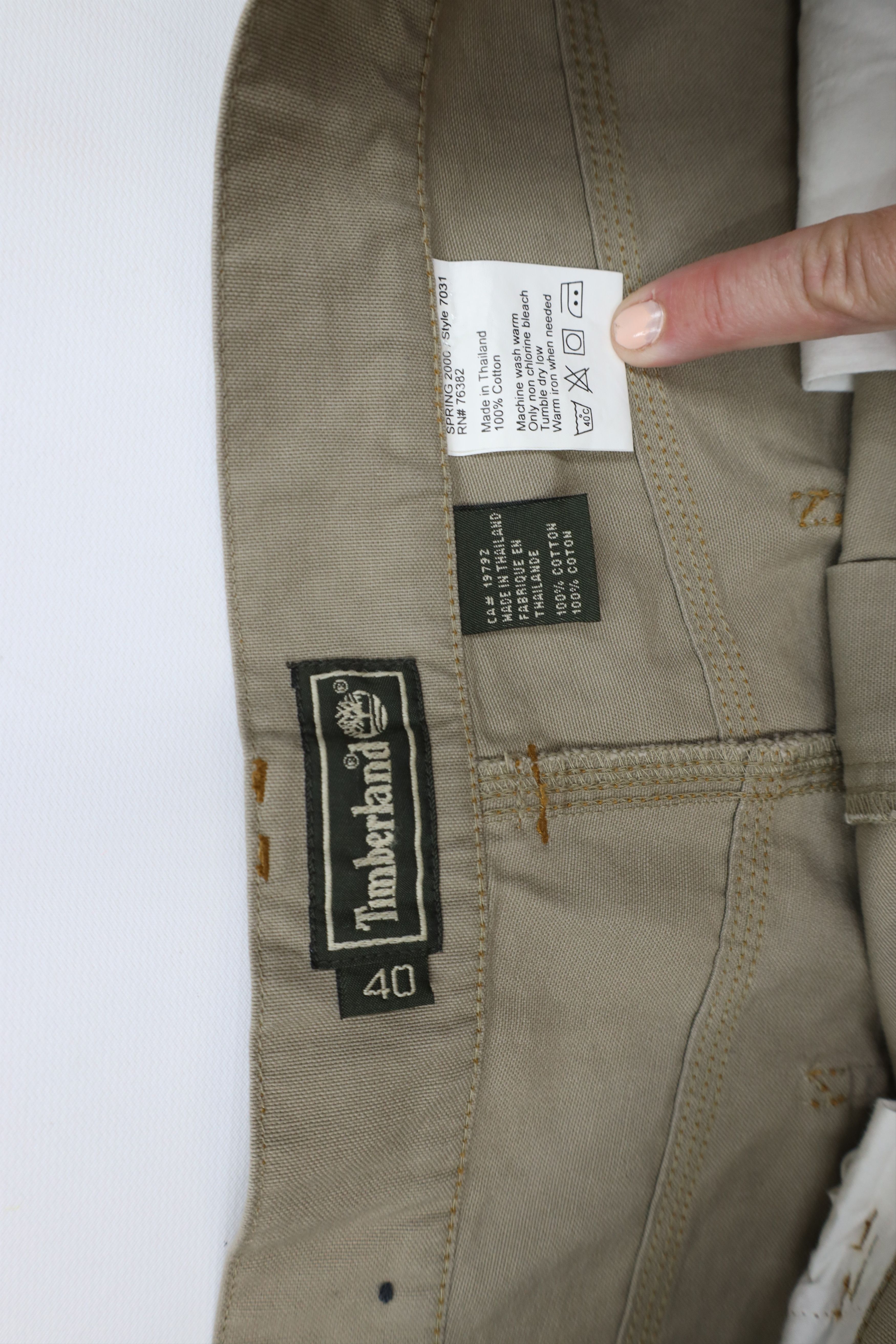 Timberland Vintage Y2K 2000 Timberland Baggy Big Pocket Wide Leg Pants Size US 40 / EU 56 - 10 Thumbnail