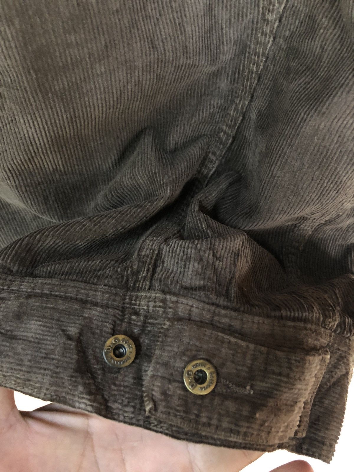Dolce & Gabbana Vintage Dolce and Gabbana Corduroy Denim Jacket Size US M / EU 48-50 / 2 - 10 Thumbnail